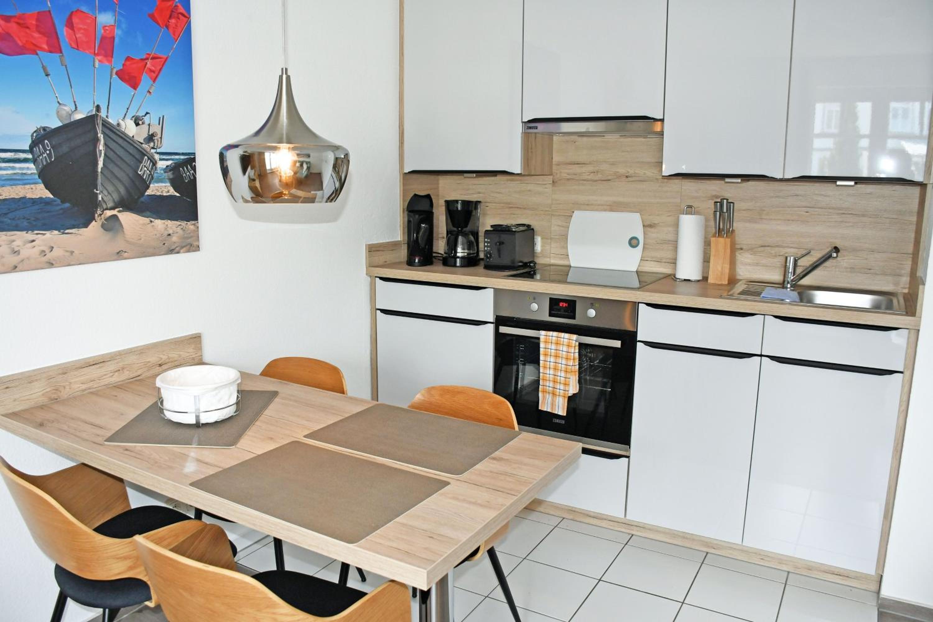 Appartementhaus mit Balkon 300 m bis zum Strand VG