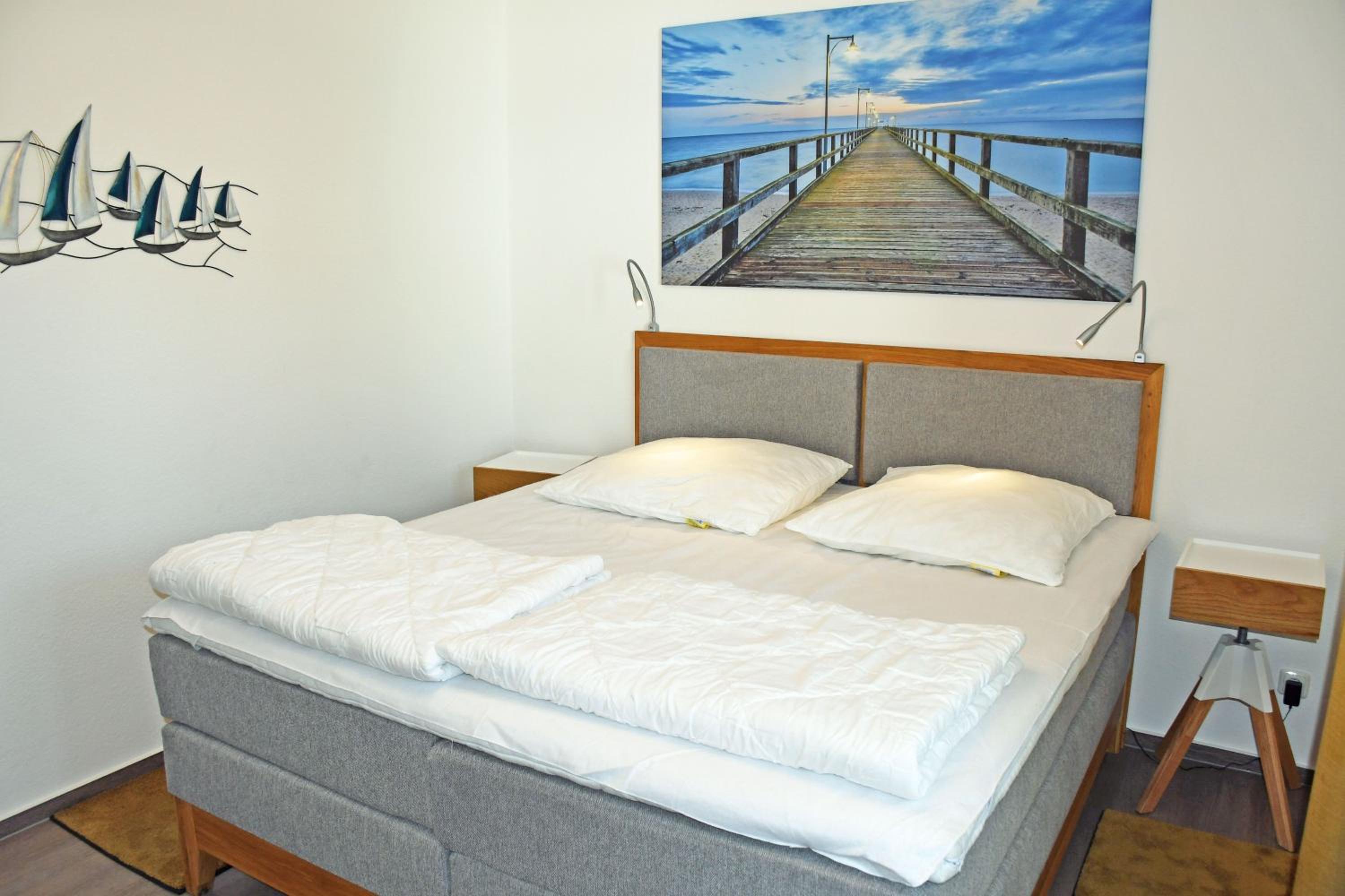 Appartementhaus mit Balkon 300 m bis zum Strand VG