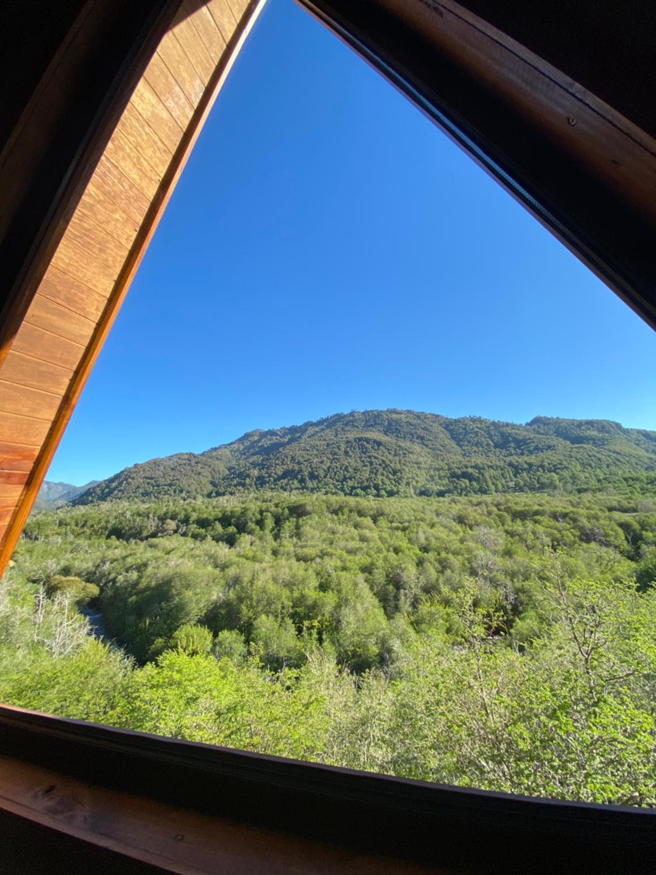 A-Frame con vista al río, desayuno y tinaja privada RAMĒ - Malalcahuello