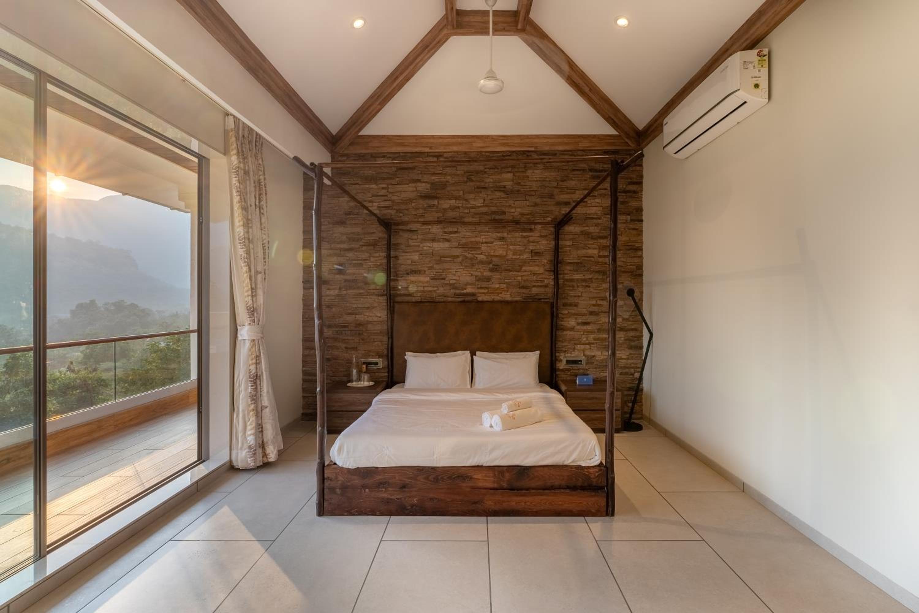 SaffronStays Zokaa - 3BR European-style villa with pool, den & open-sky shower near Imagicaa & Pali view 3