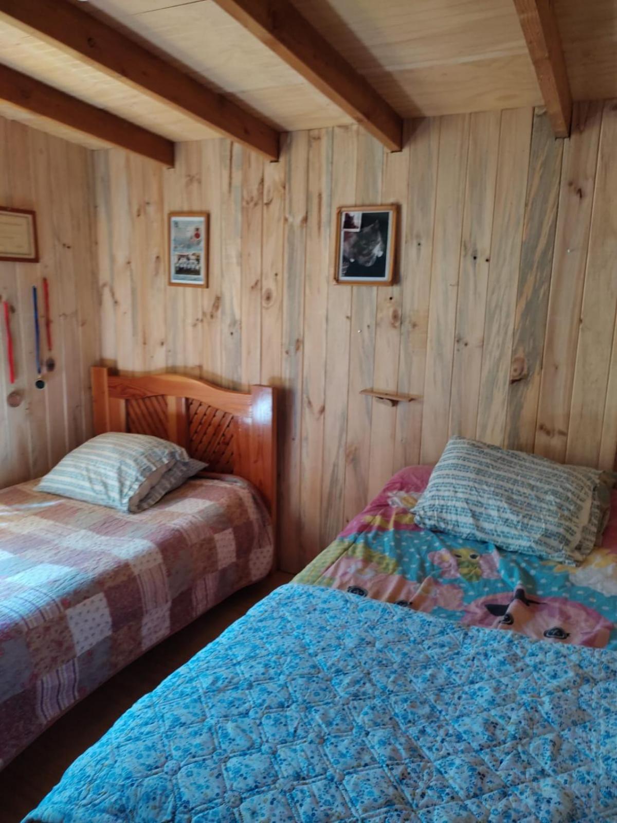 cabaña de 2 pisos