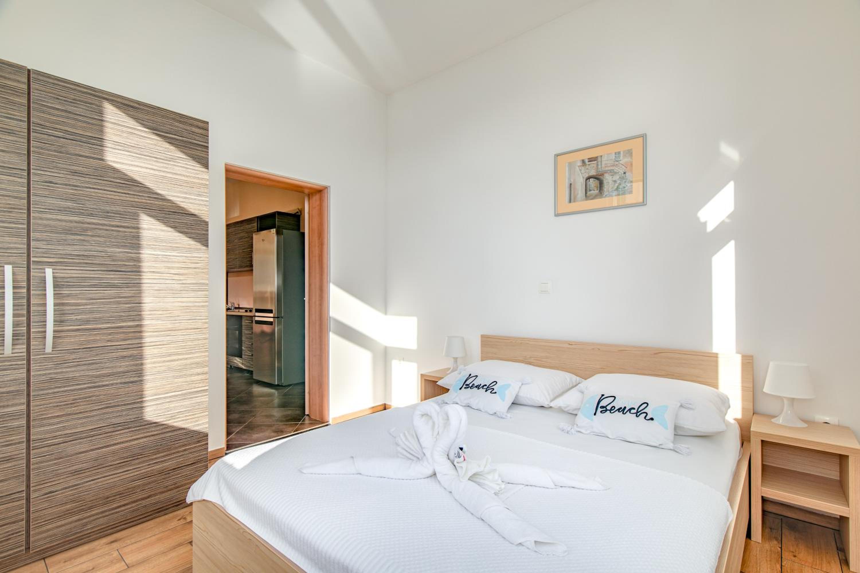 Apartments TM with pool en Krk — bedroom