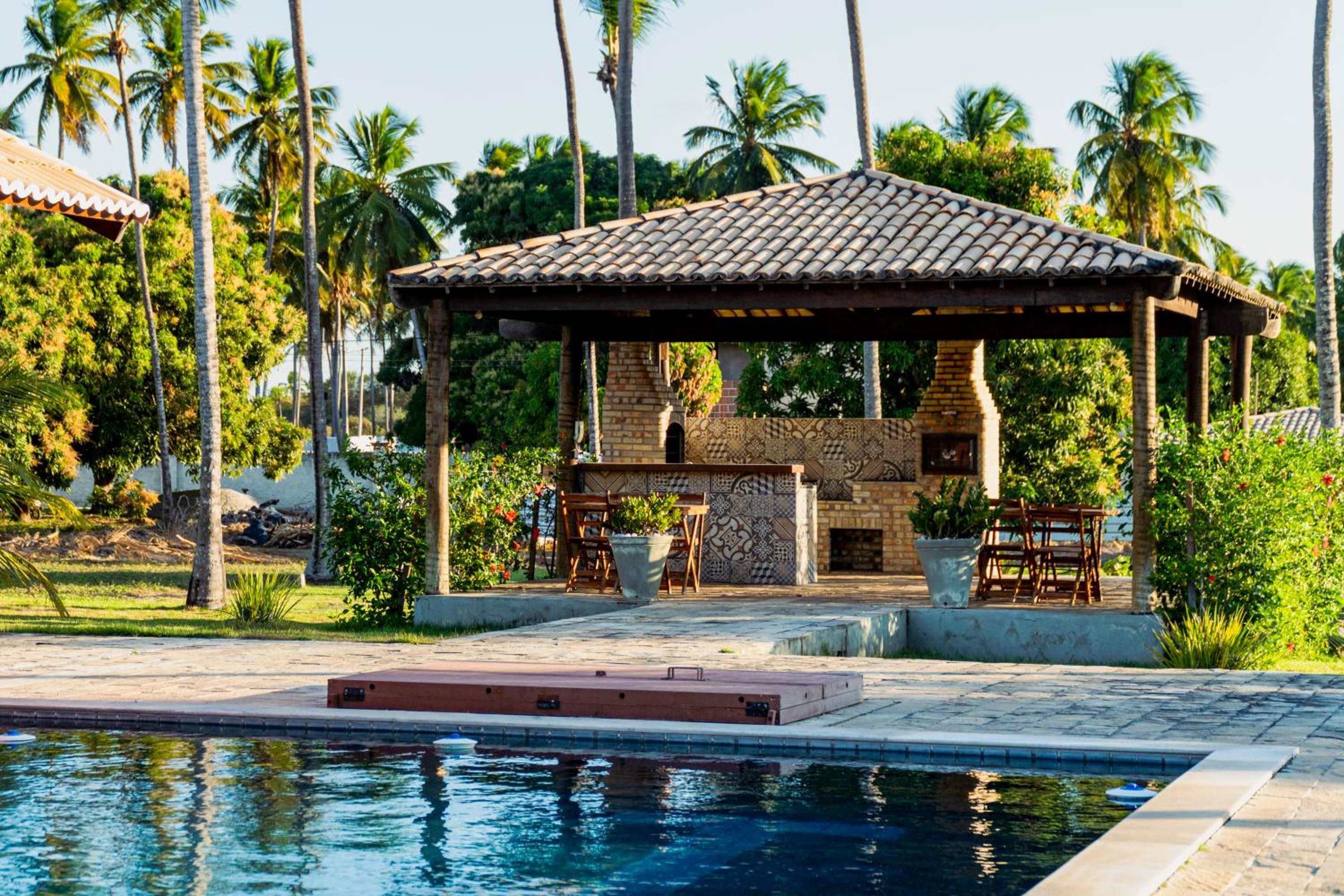 São Miguel do Gostoso RN Casa em Condomínio Piscina Churrasqueira privativas frente ao Mar