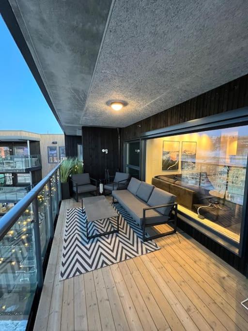 Modern apartment Tromsø view 2