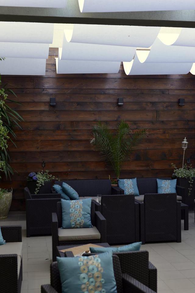 outdoor BBQ area