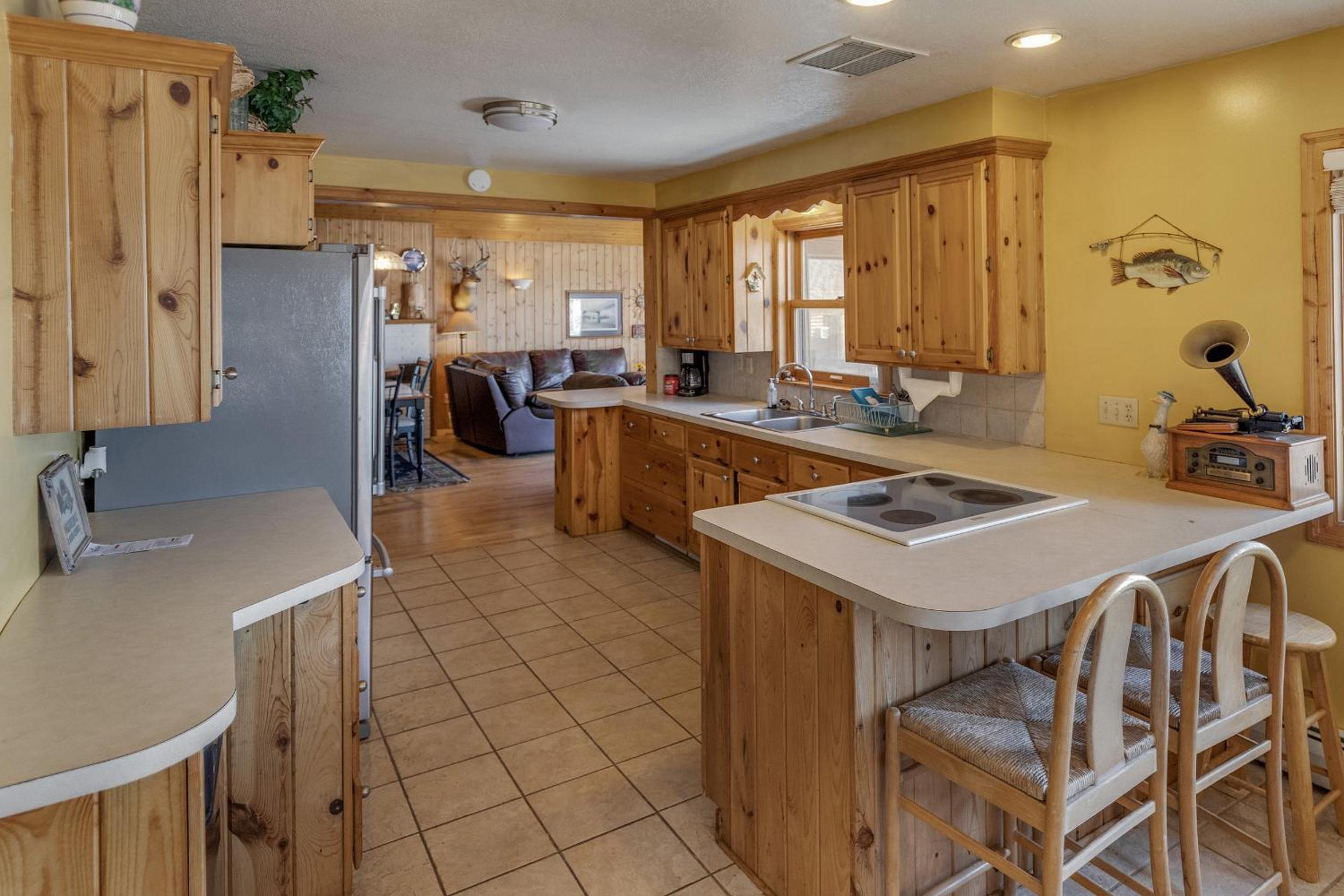 Two Lakefront Whitefish Chain Cabins for price of one view 3