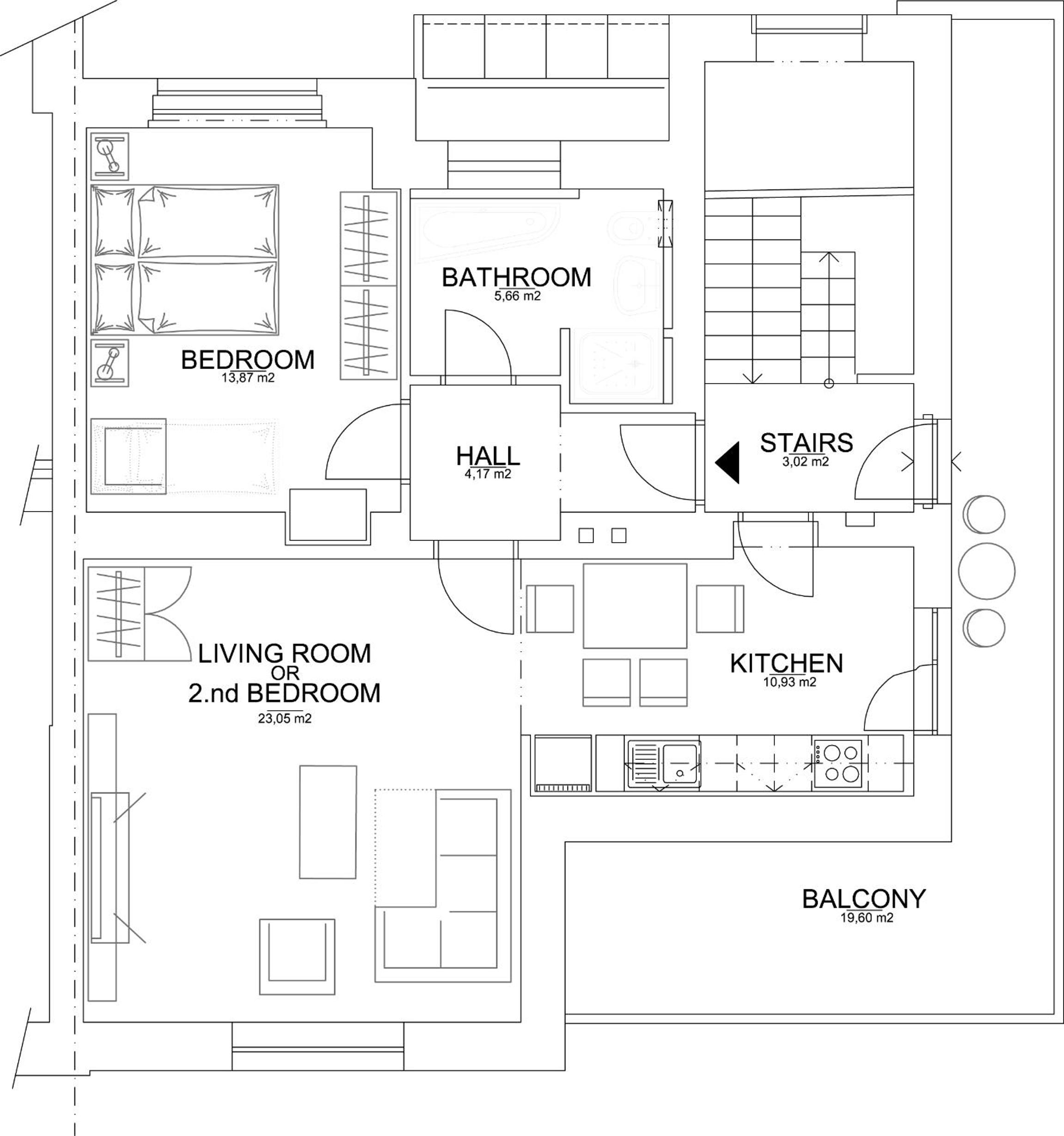 Apartment Kosatcová