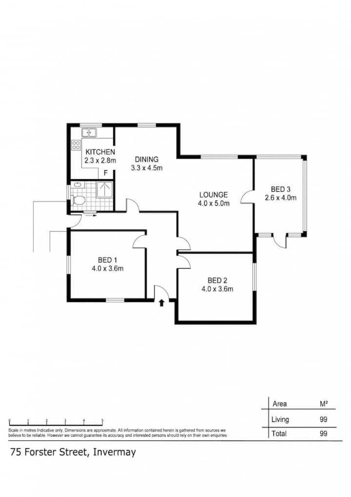 Penfold Cottage CBD Launceston Invermay