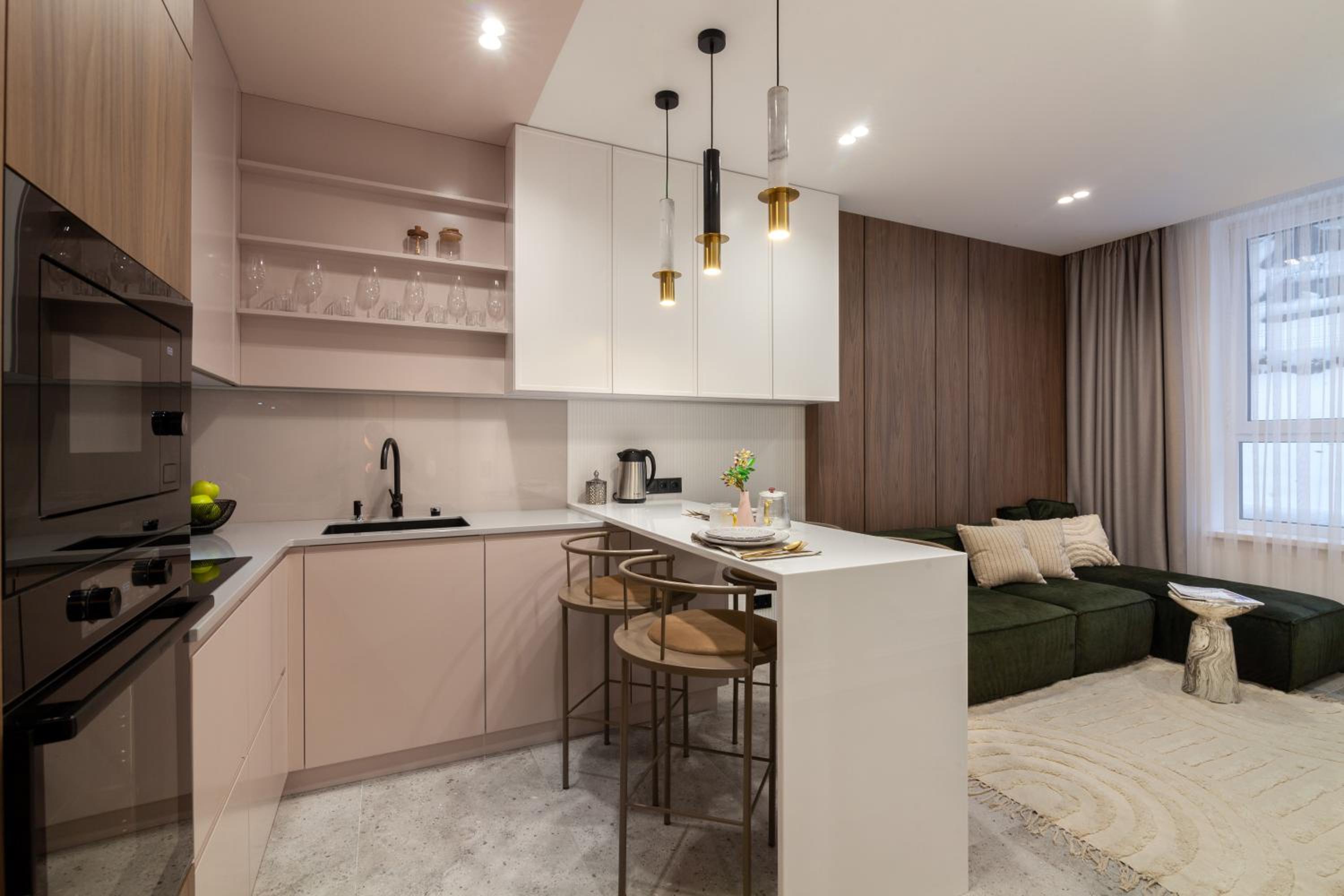 Apartment Shevchenko st.,New building view 2