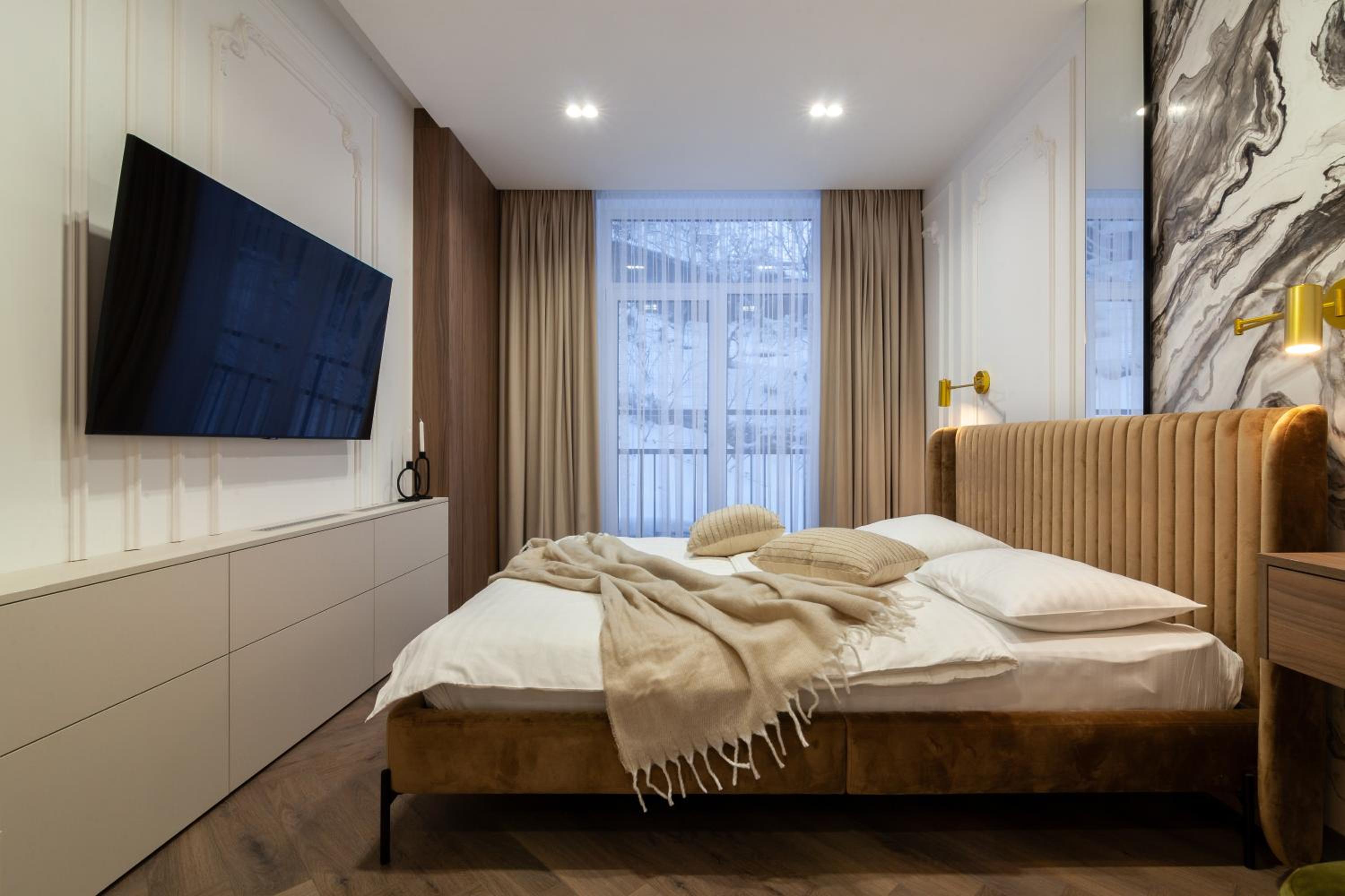 Apartment Shevchenko st.,New building view 5