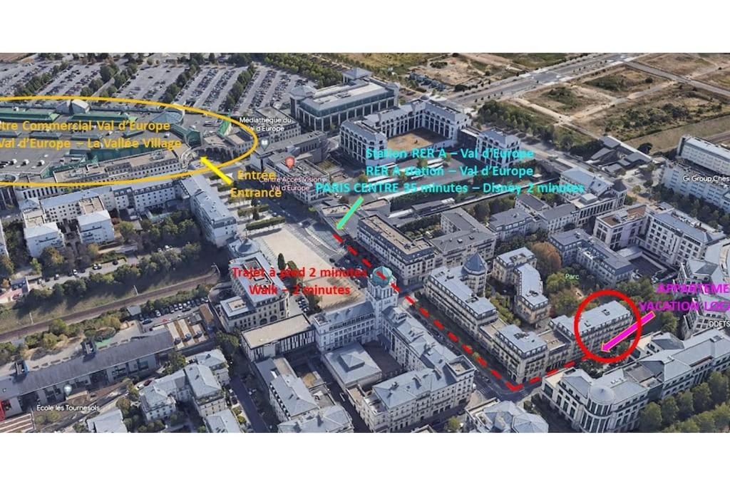 Appartement familial 8 personnes proche de Disney et Paris