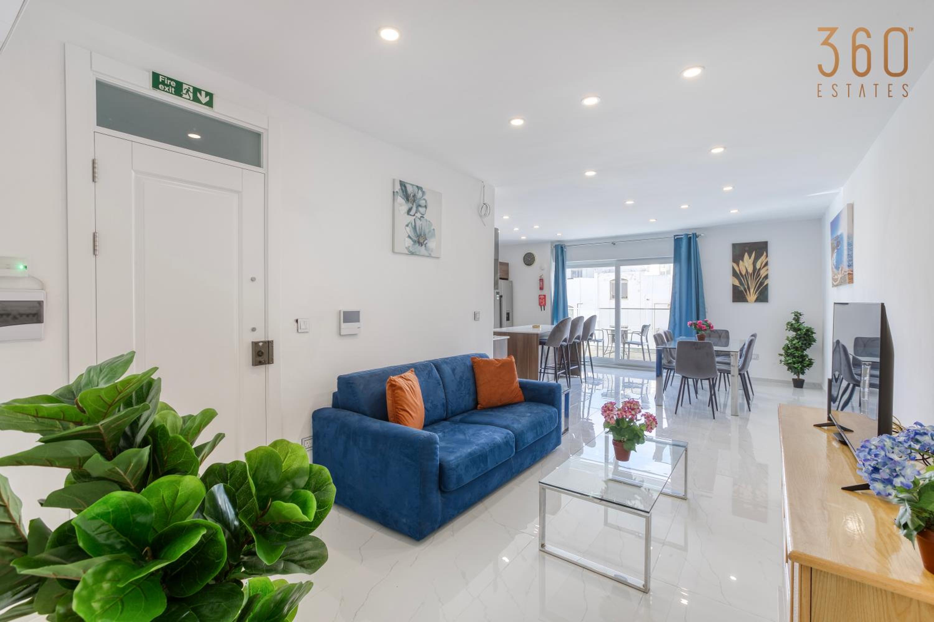 A lovely 2BR APT with comfy living space & balcony by 360 Estates view 3