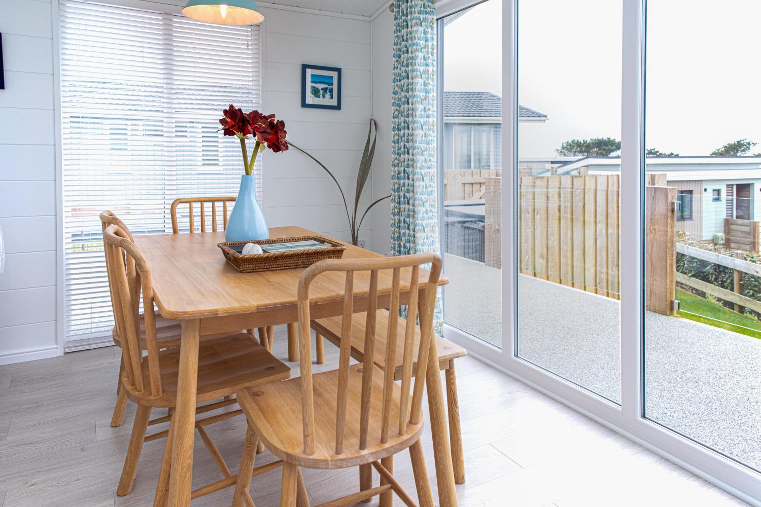 Luxury Harlyn Plus Lodge with Hot Tub view 4