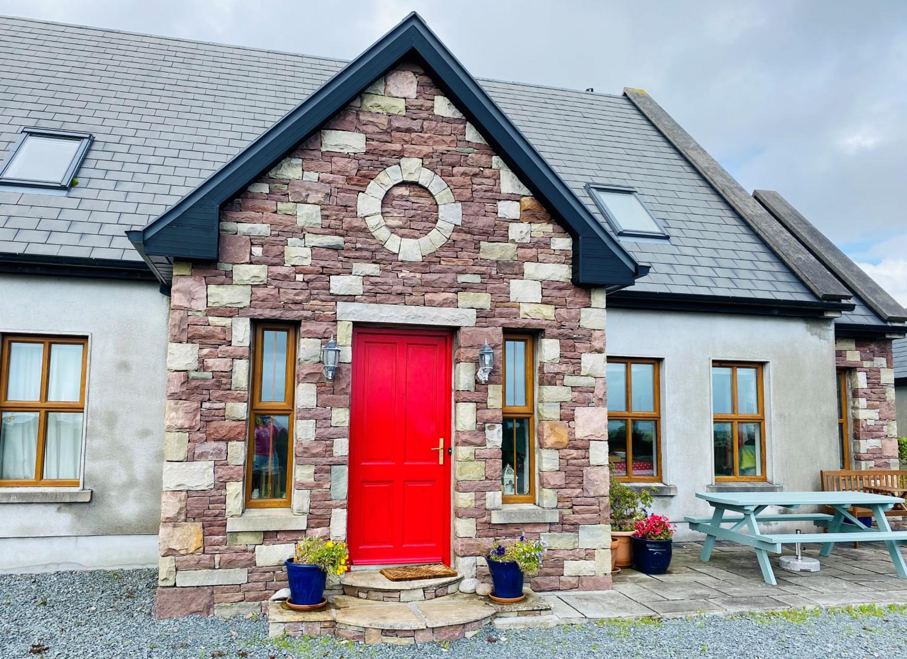 Stone fronted detached cottage just over 2 miles from Mulranny village