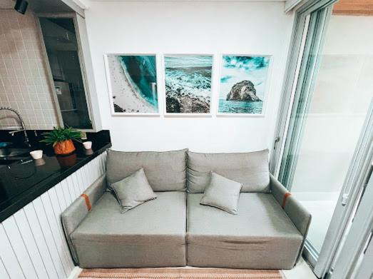 Apartamento com Piscina na Cobertura e Vista Panoramica do Mar da PRAIA GRANDE