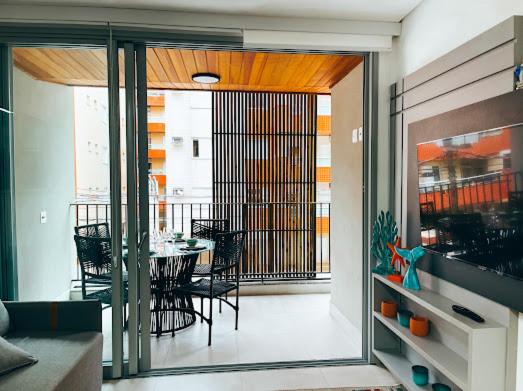 Apartamento com Piscina na Cobertura e Vista Panoramica do Mar da PRAIA GRANDE