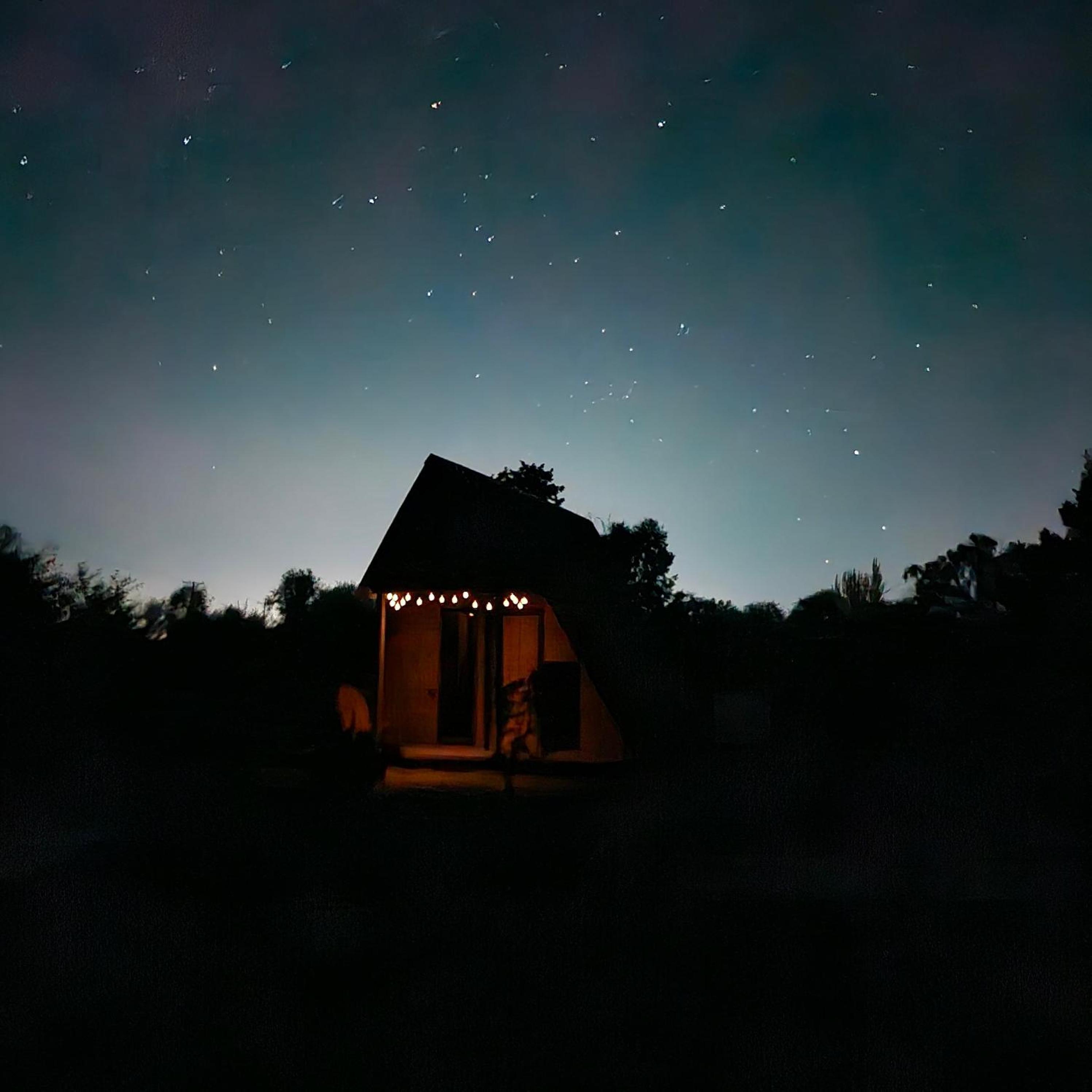 Cabaña de huéspedes en un microviñedo familiar