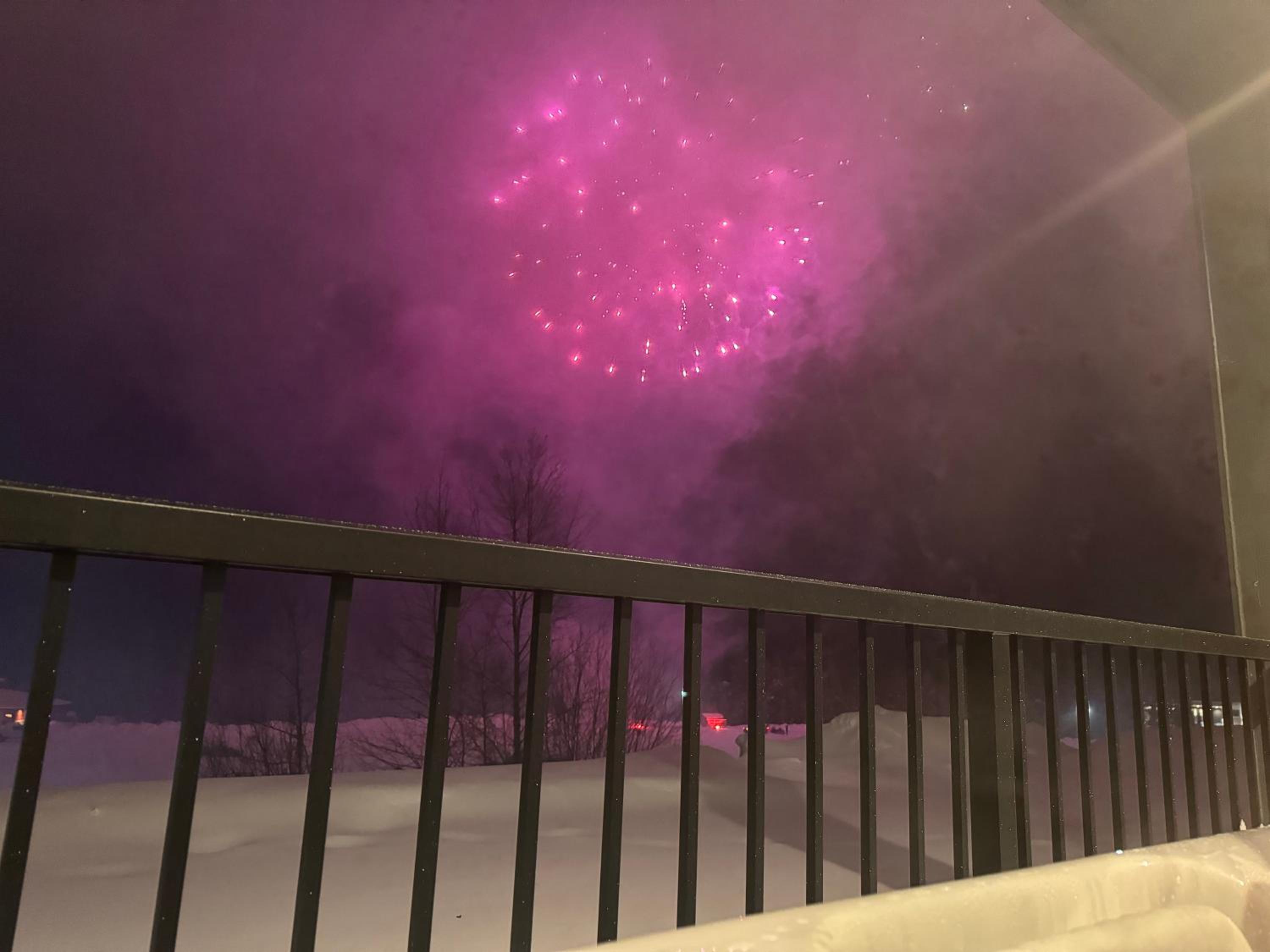 Front row for fireworks Brand new ski-in & out townhouse