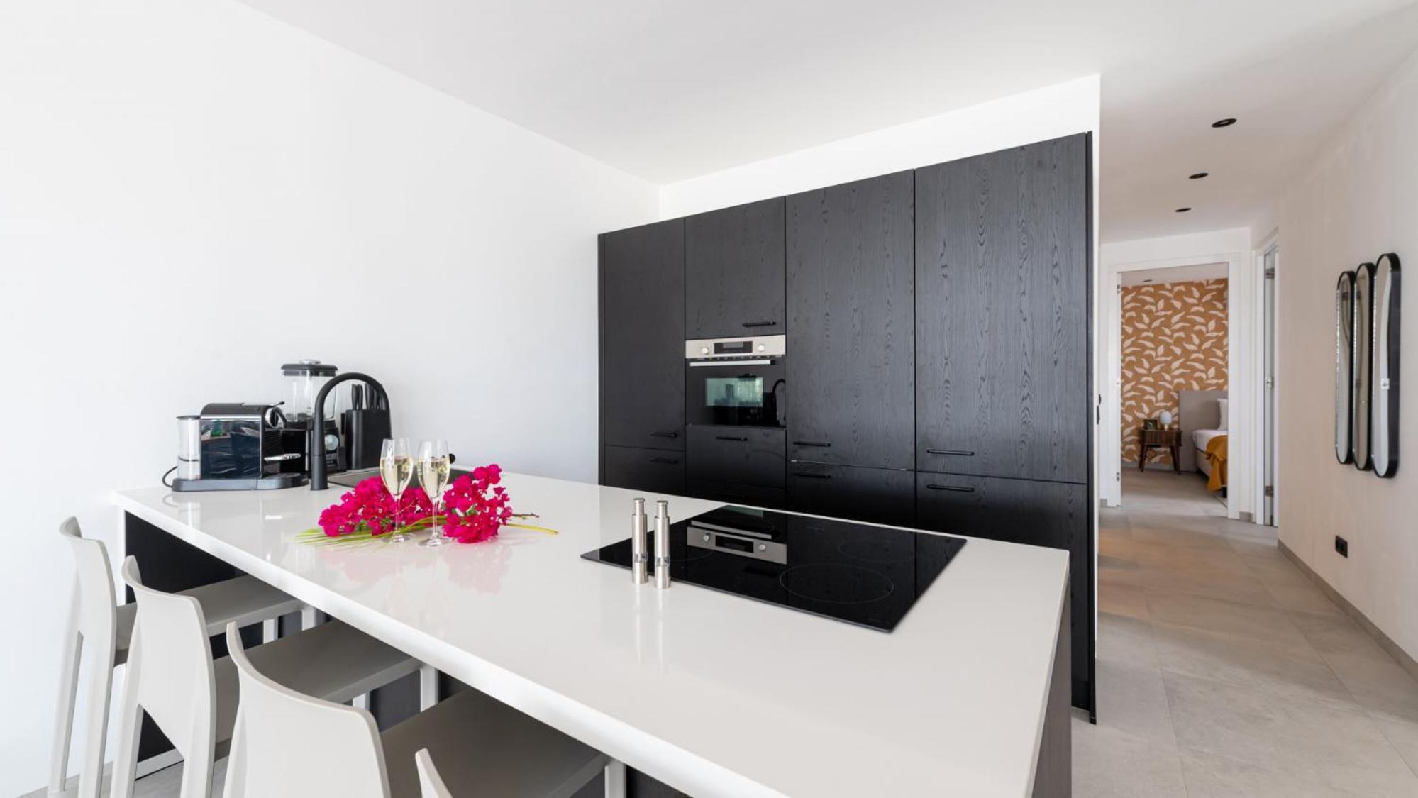 Palm Suite - Newly constructed poolside apartment just minutes from the beach