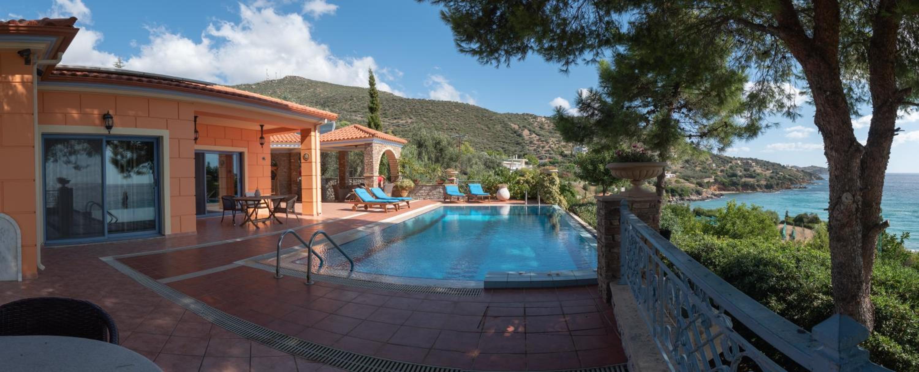 Dr Spyrou seafront villa view 3