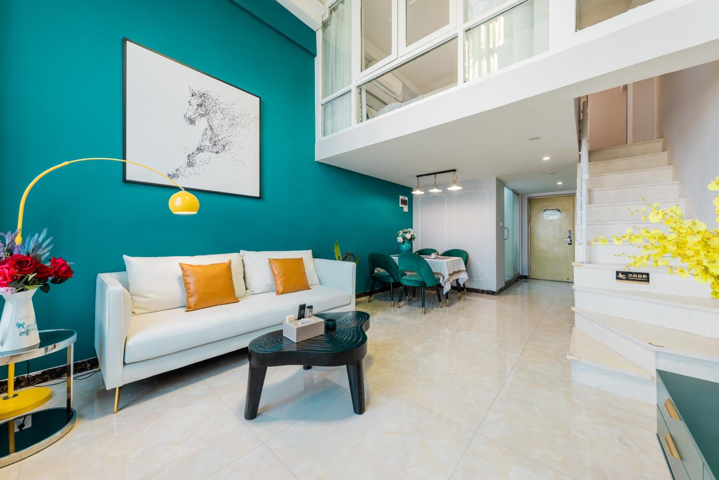 Lavendar Duplex Apartment