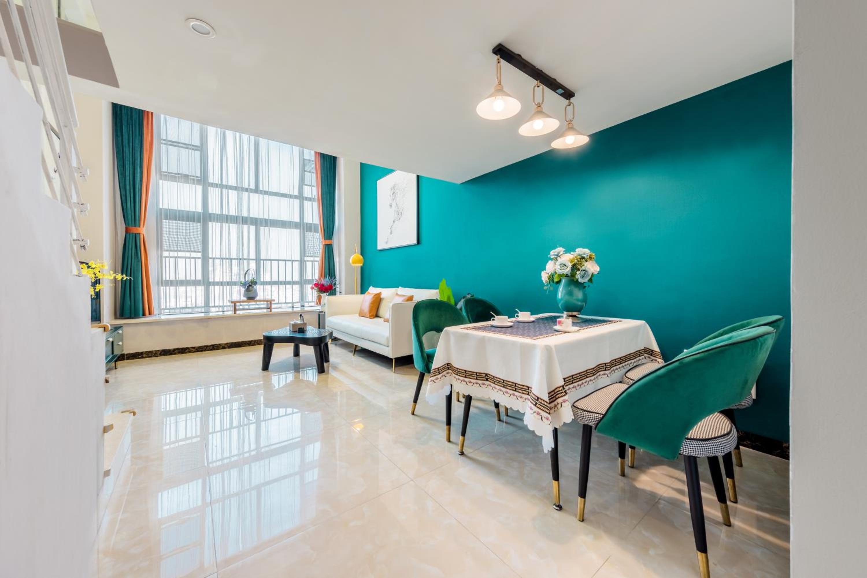 Lavendar Duplex Apartment