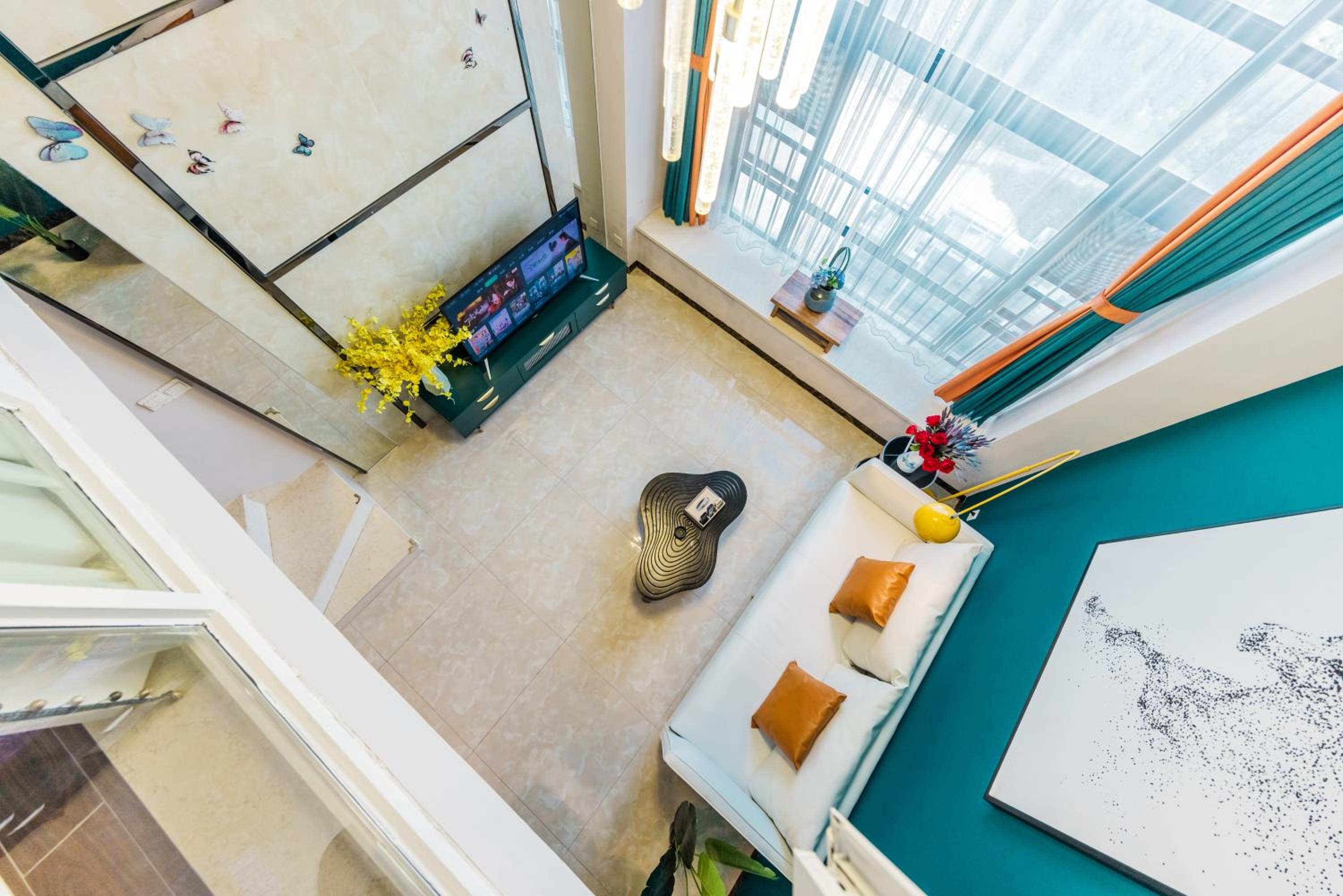 Lavendar Duplex Apartment