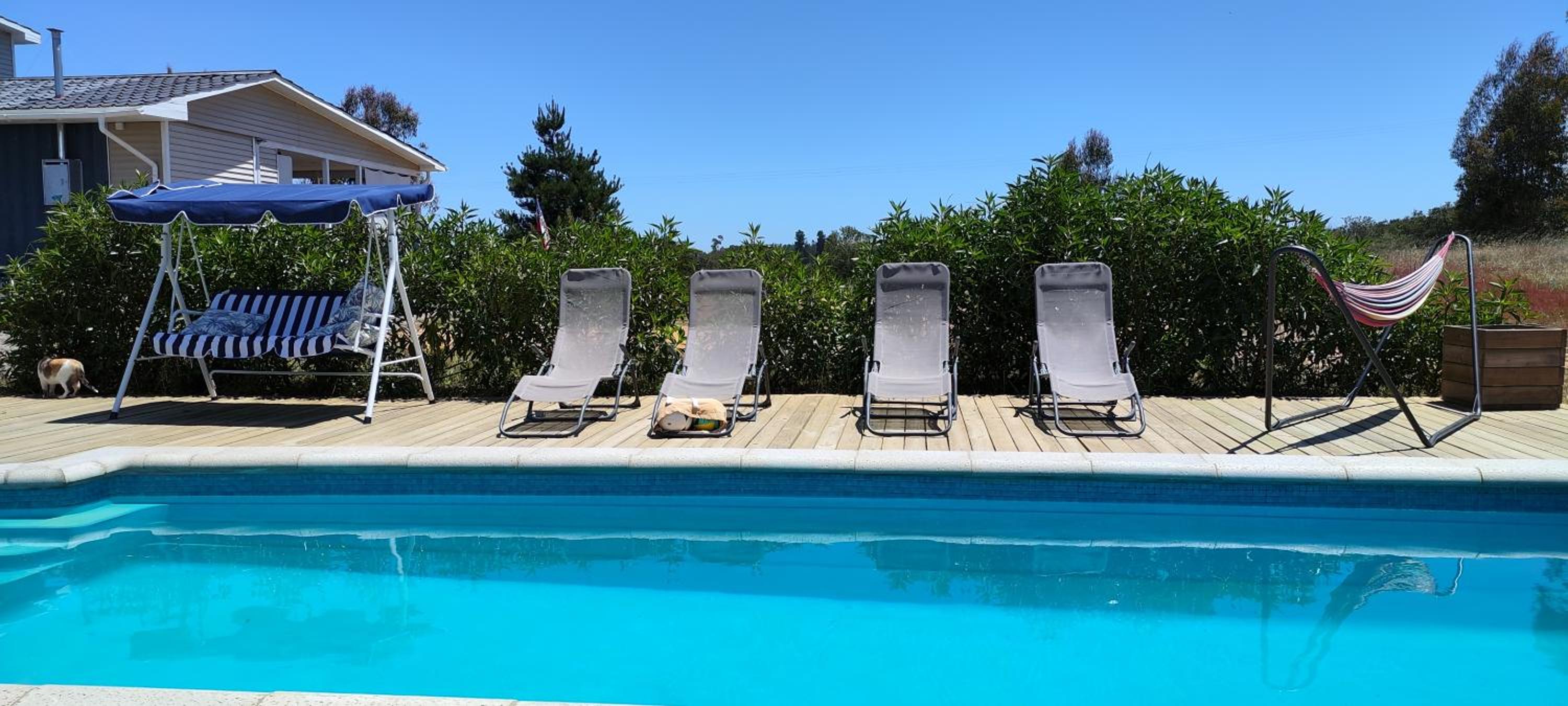 Cabaña 4-6 personas con piscina