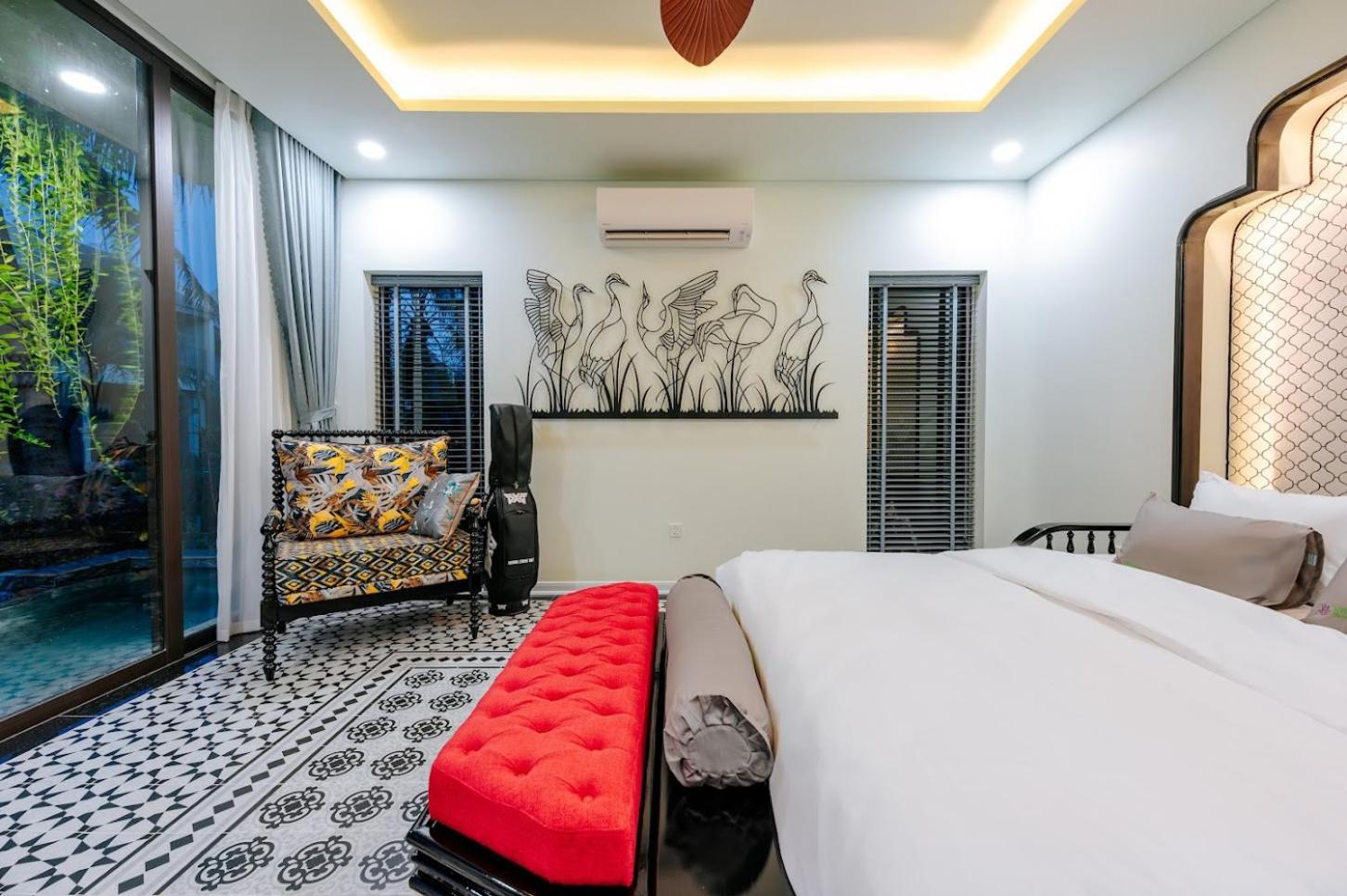 Lotus Villa Hoi An-3Brs-Pool-river view, 5 minutes to AB Beach view 5
