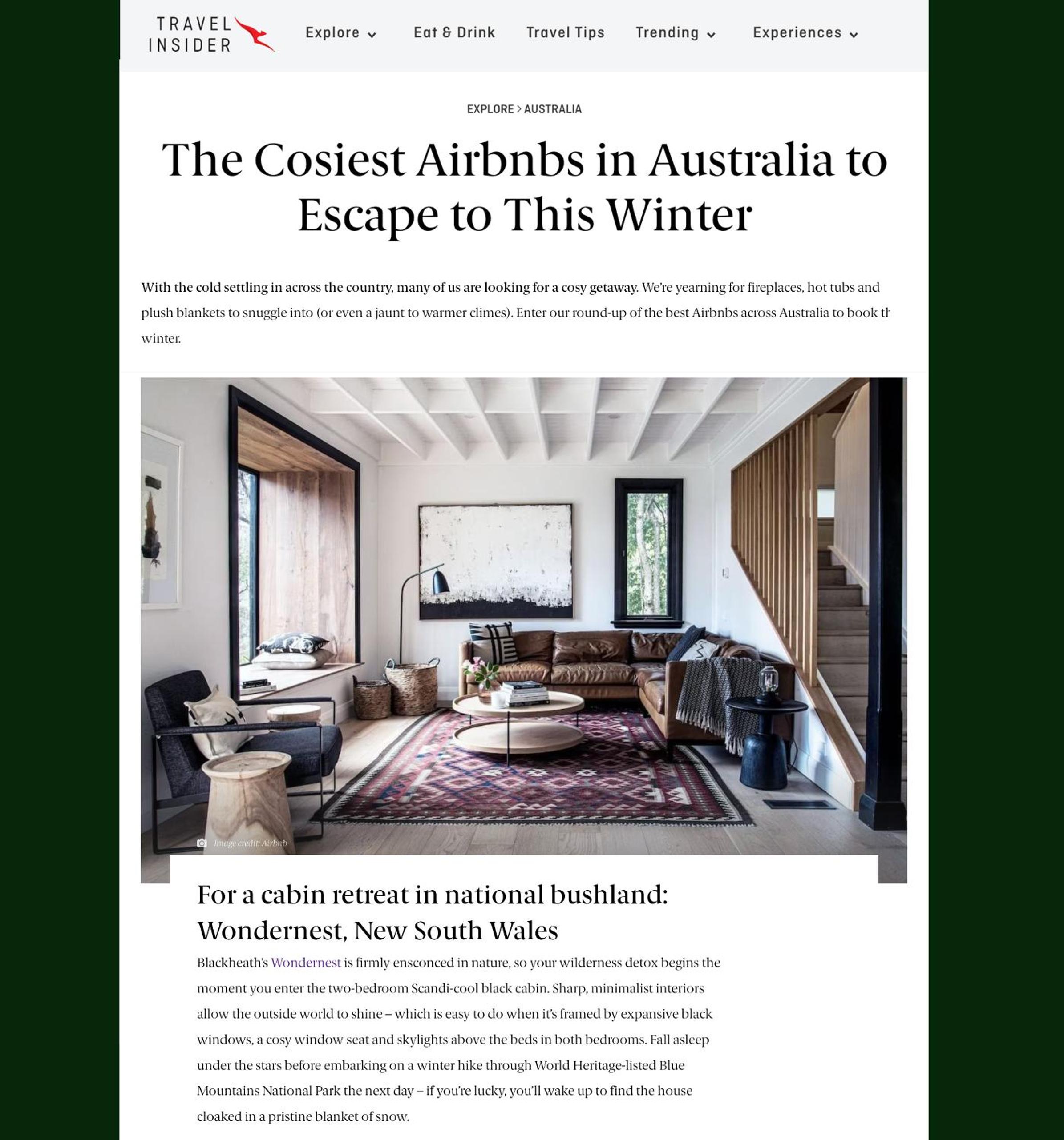 Wondernest, Blue Mountains