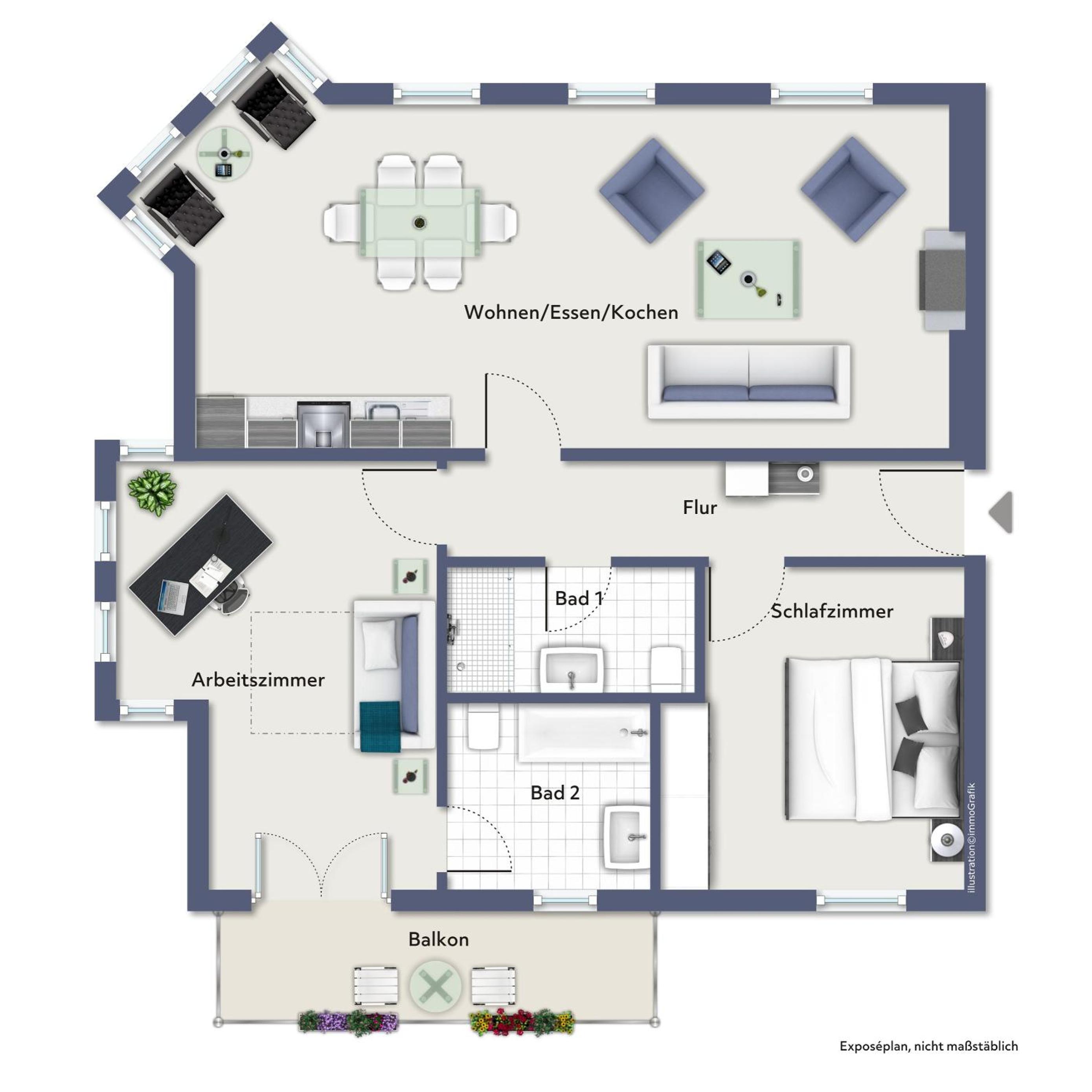 Villa Schwan Wohnung 03