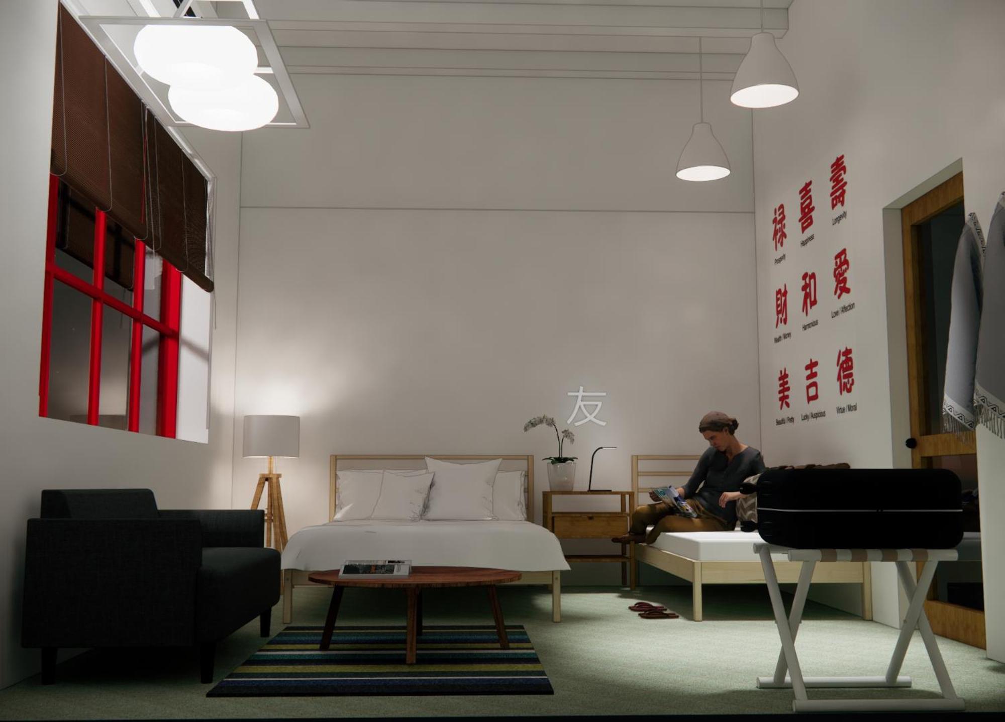 hotel room