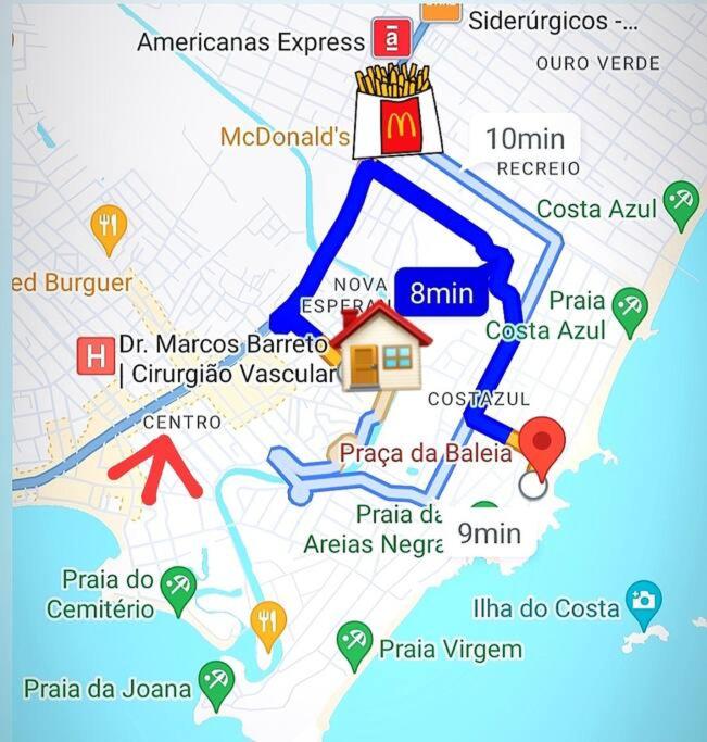 Casa próximo ao Centro e Costa Azul pacote para 15 pessoas