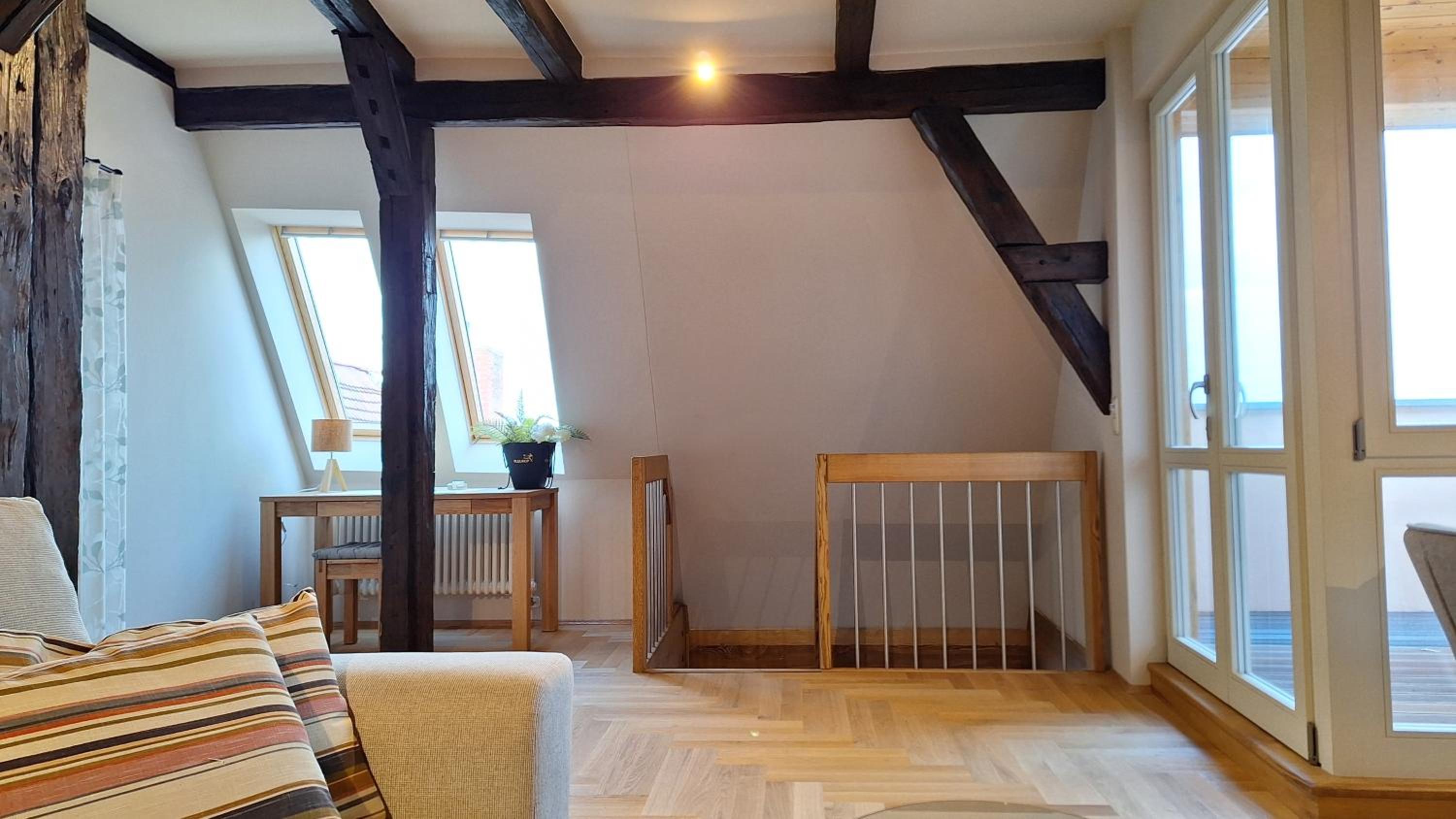 Stadtpalais Bellevue-Suite 3- Zimmer- Maisonettewohnung mit Dachterrasse maximal 4 Personen