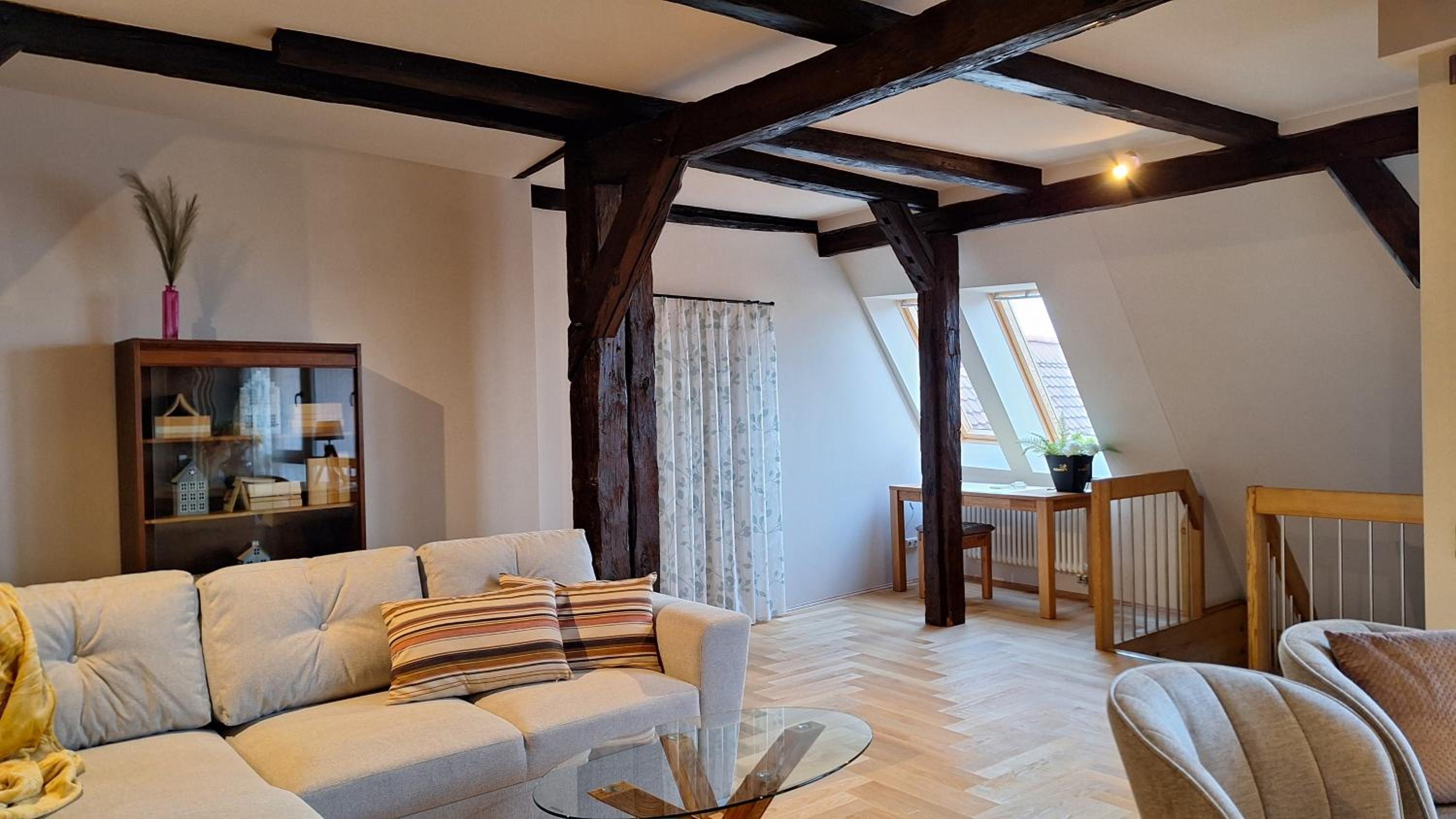 Stadtpalais Bellevue-Suite 3- Zimmer- Maisonettewohnung mit Dachterrasse maximal 4 Personen
