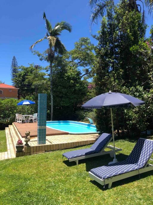 Casa Canasvieiras Florianópolis com piscina e mar