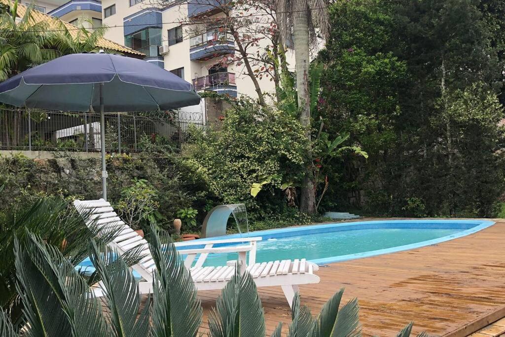 Casa Canasvieiras Florianópolis com piscina e mar