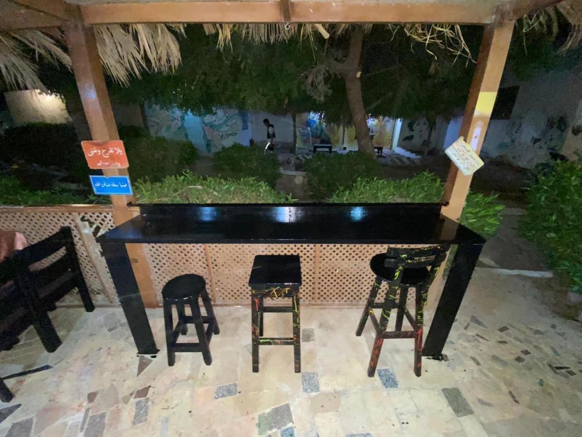 outdoor BBQ area