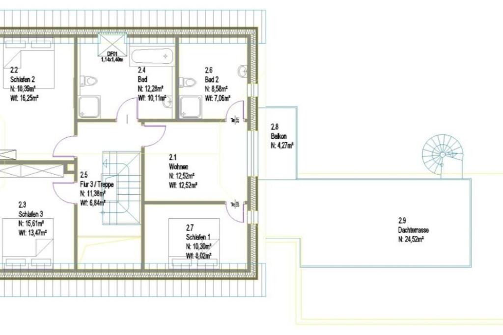 FH Magnolia fuer 12 Pers. mit Terrasse + Dachterasse