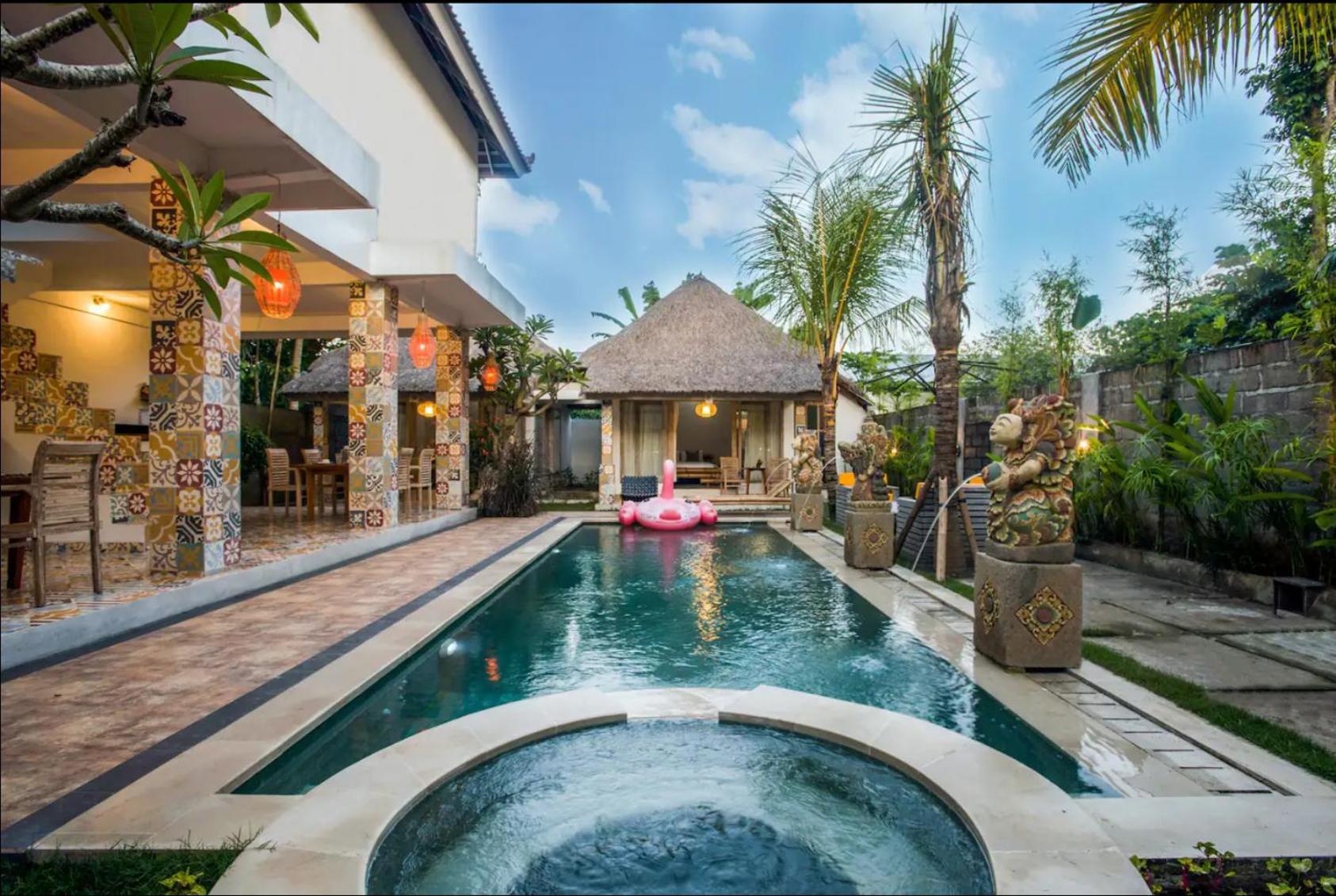 Ubud Dream-III: 2-BDR apartments above the pool