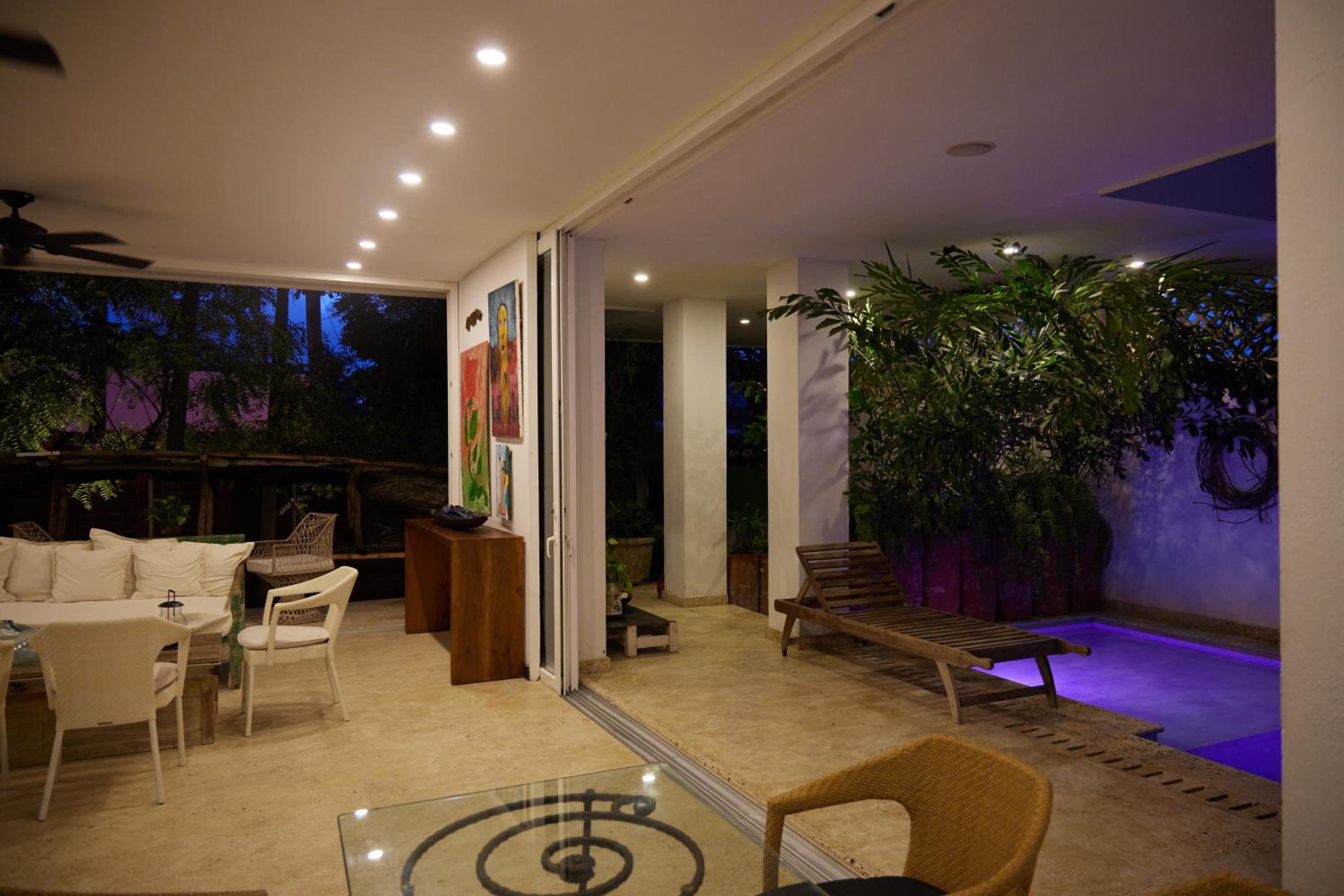 Casa Mangle, Jacuzzi + Piscina privada. 25 mts del Mar