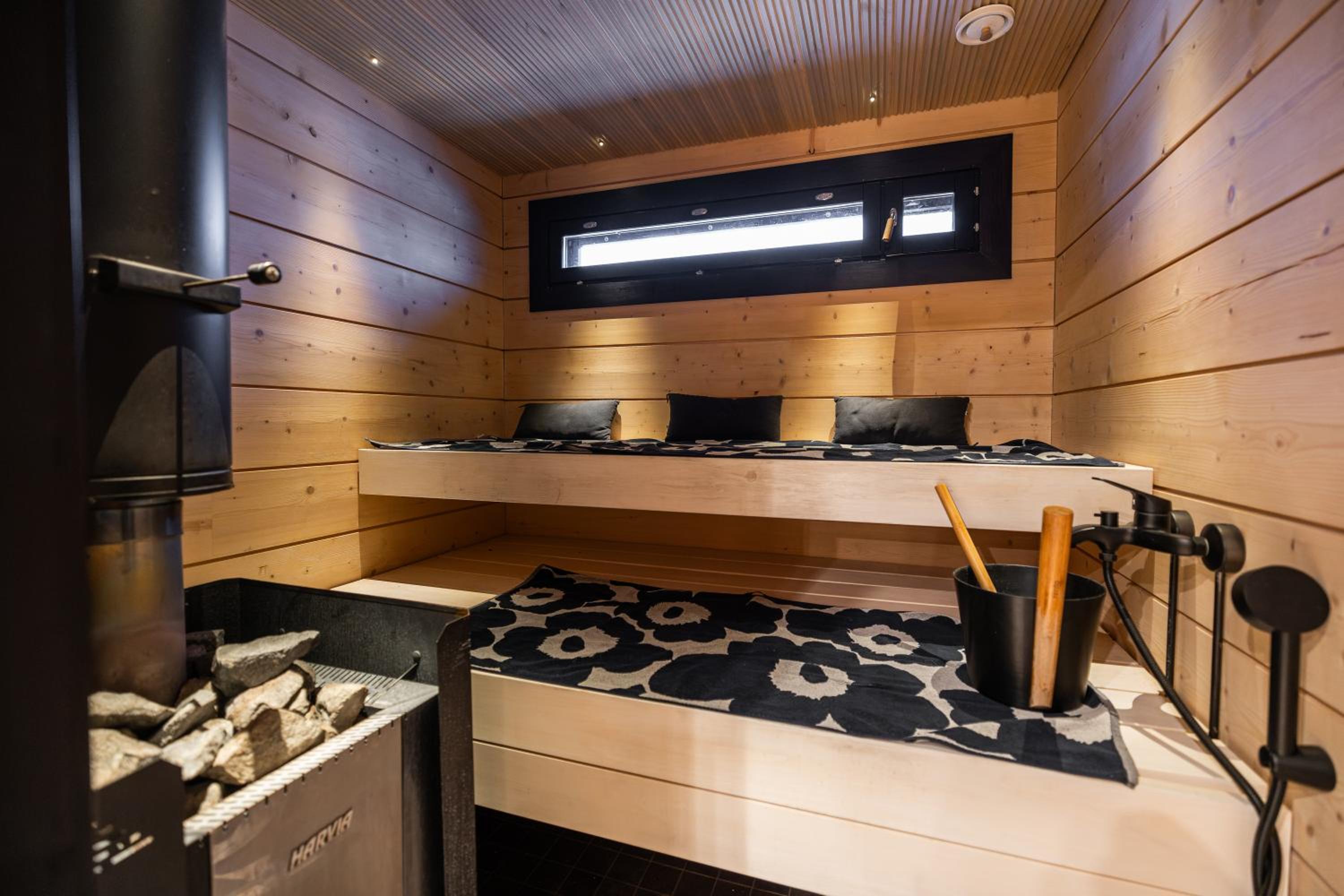 Villa Log modern interior view 5