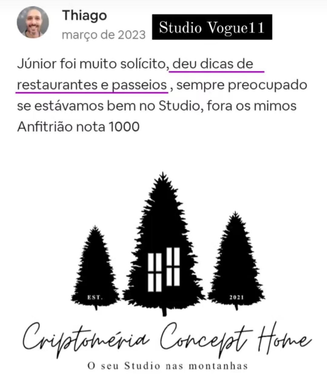 Criptoméria Concept Home - O seu Studio nas Montanhas.
