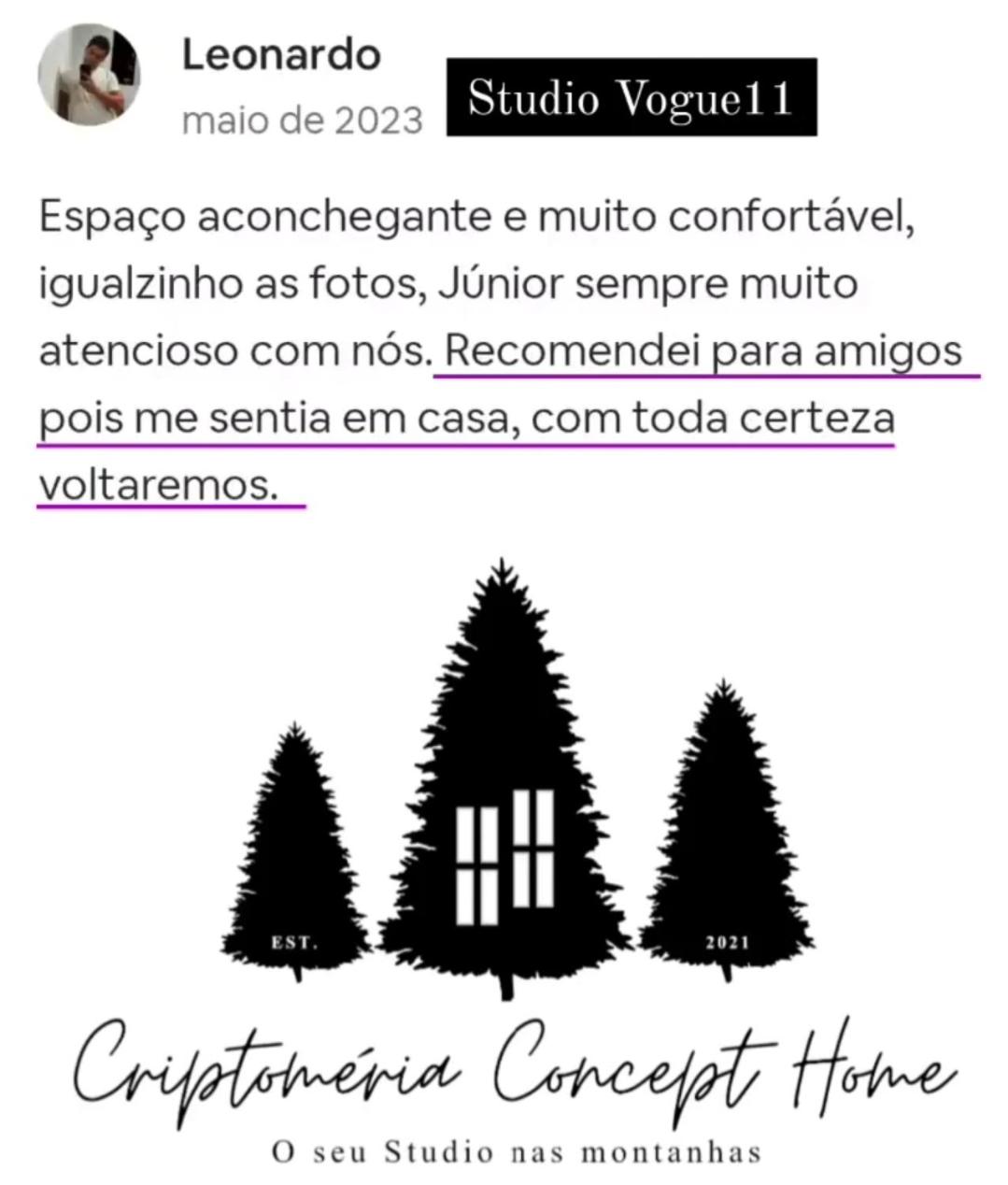 Criptoméria Concept Home - O seu Studio nas Montanhas.