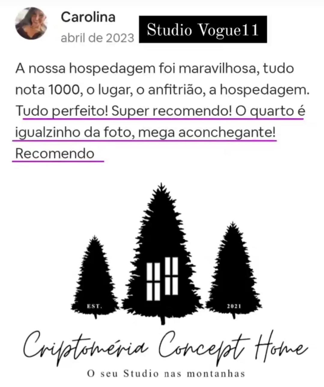 Criptoméria Concept Home - O seu Studio nas Montanhas.