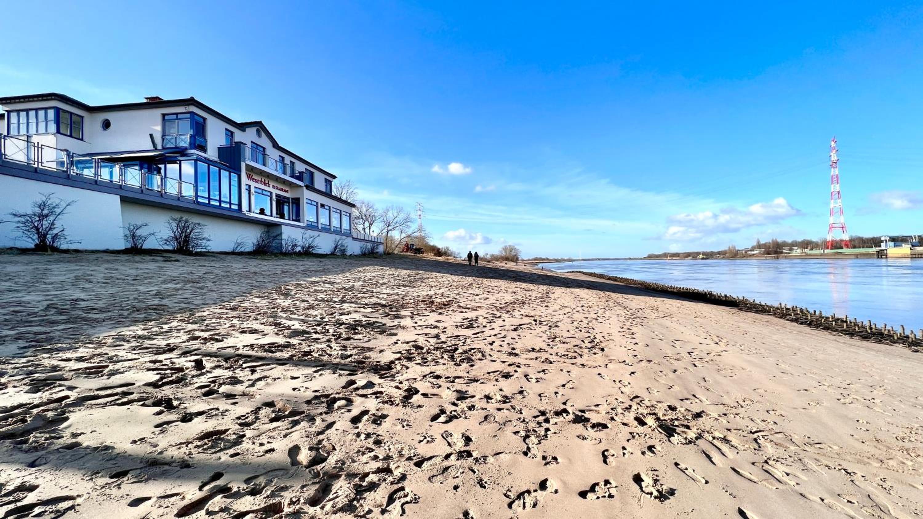 Gästehaus Weserblick am Weser-Sandstrand