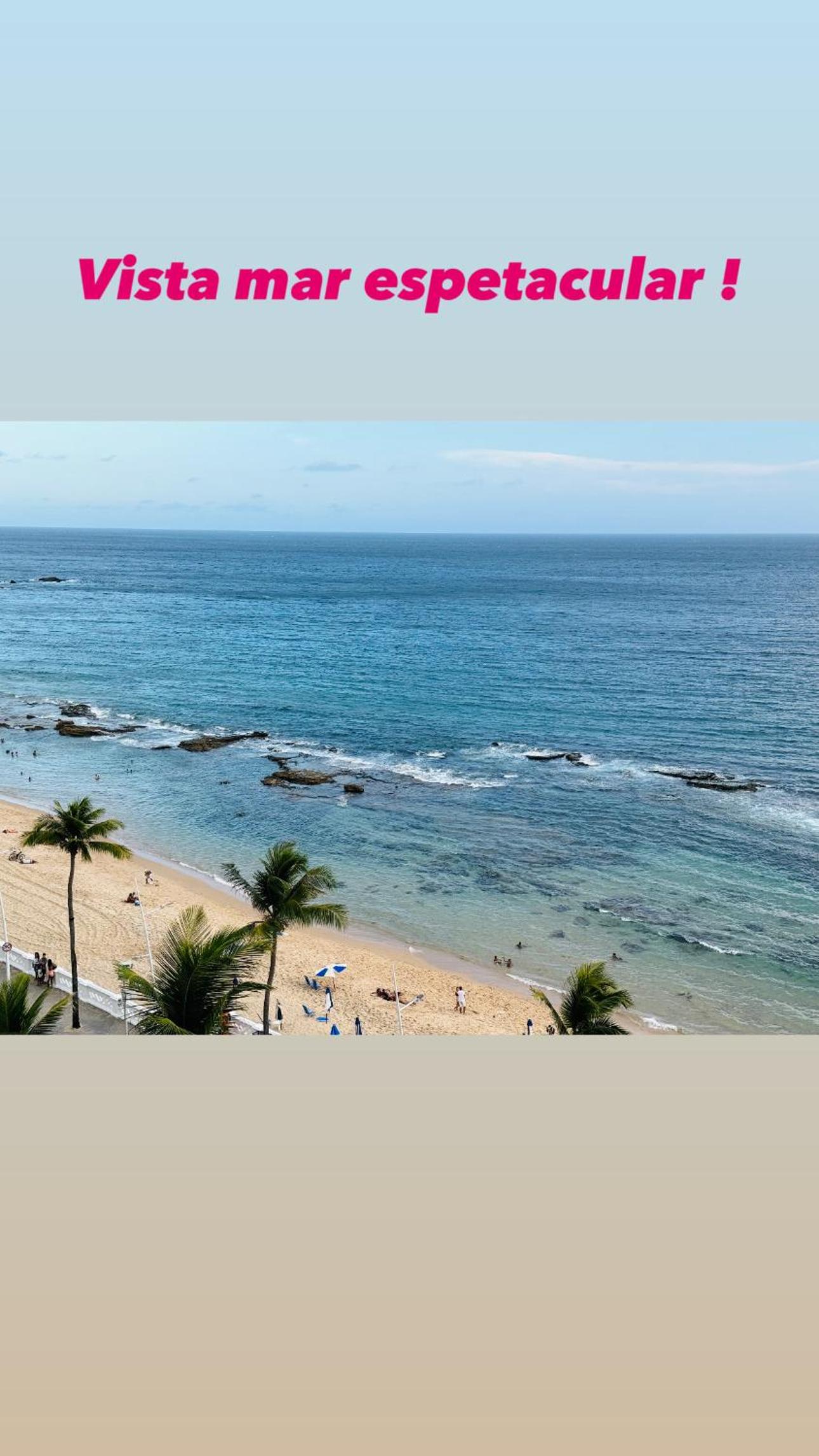 Belíssimo apartamento vista mar na Barra. Diretamente no circuito do Carnaval - Em frente a praia