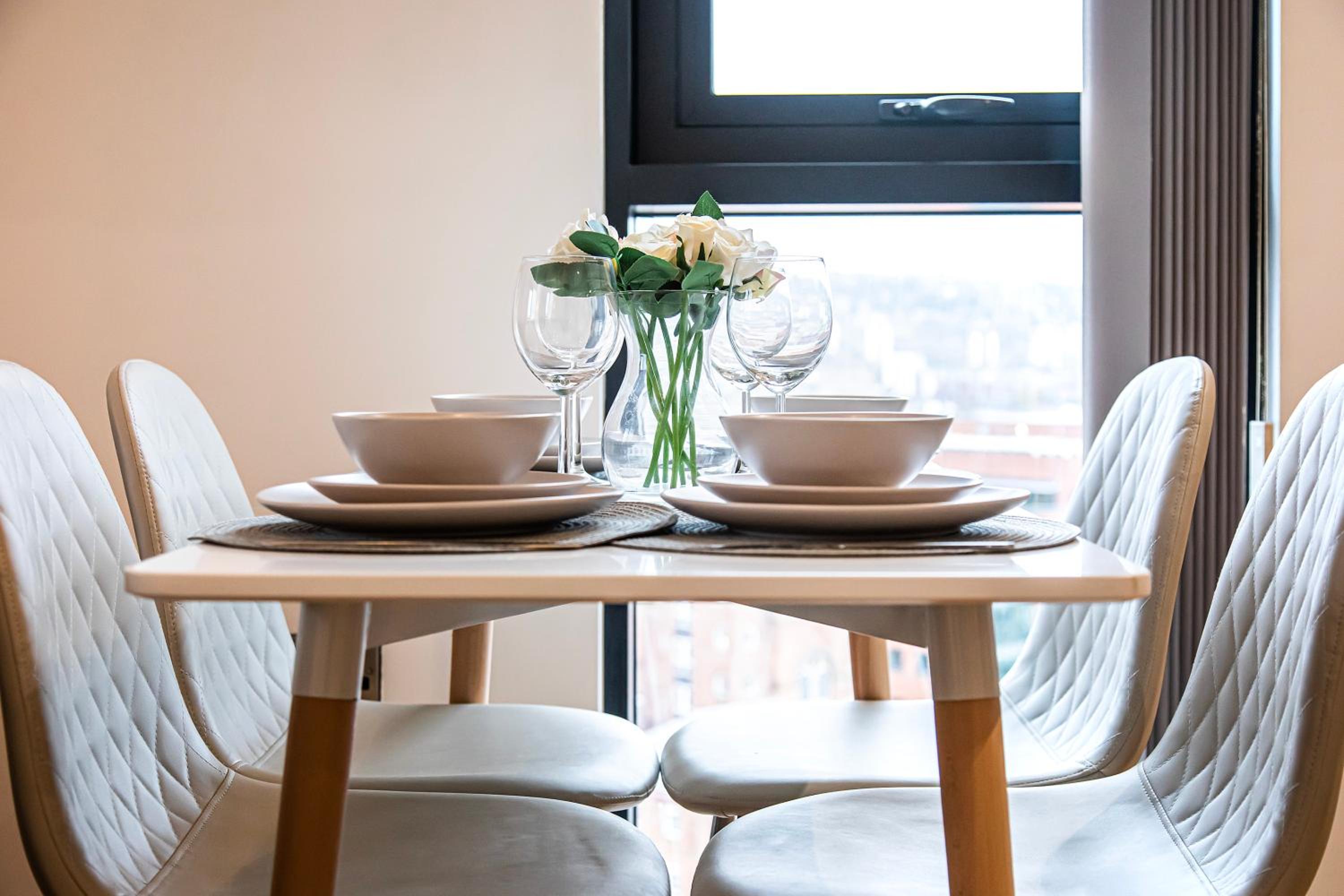 Stylish 2 Bed Apt 104 - City Centre, FREE Parking, Coffee Machine & Netflix - Hosted by Stay Host Save view 4
