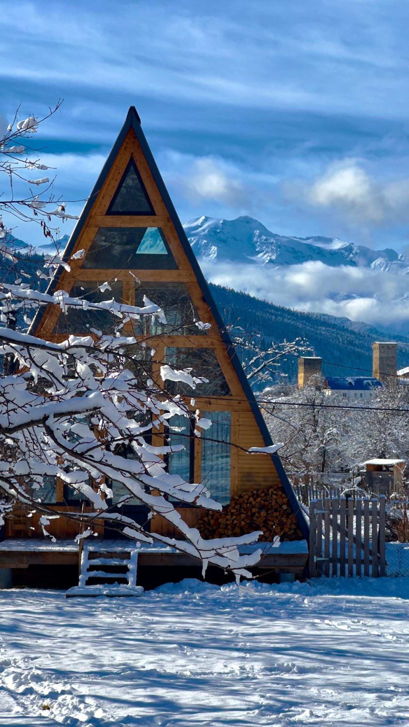A-frame mestia view 5