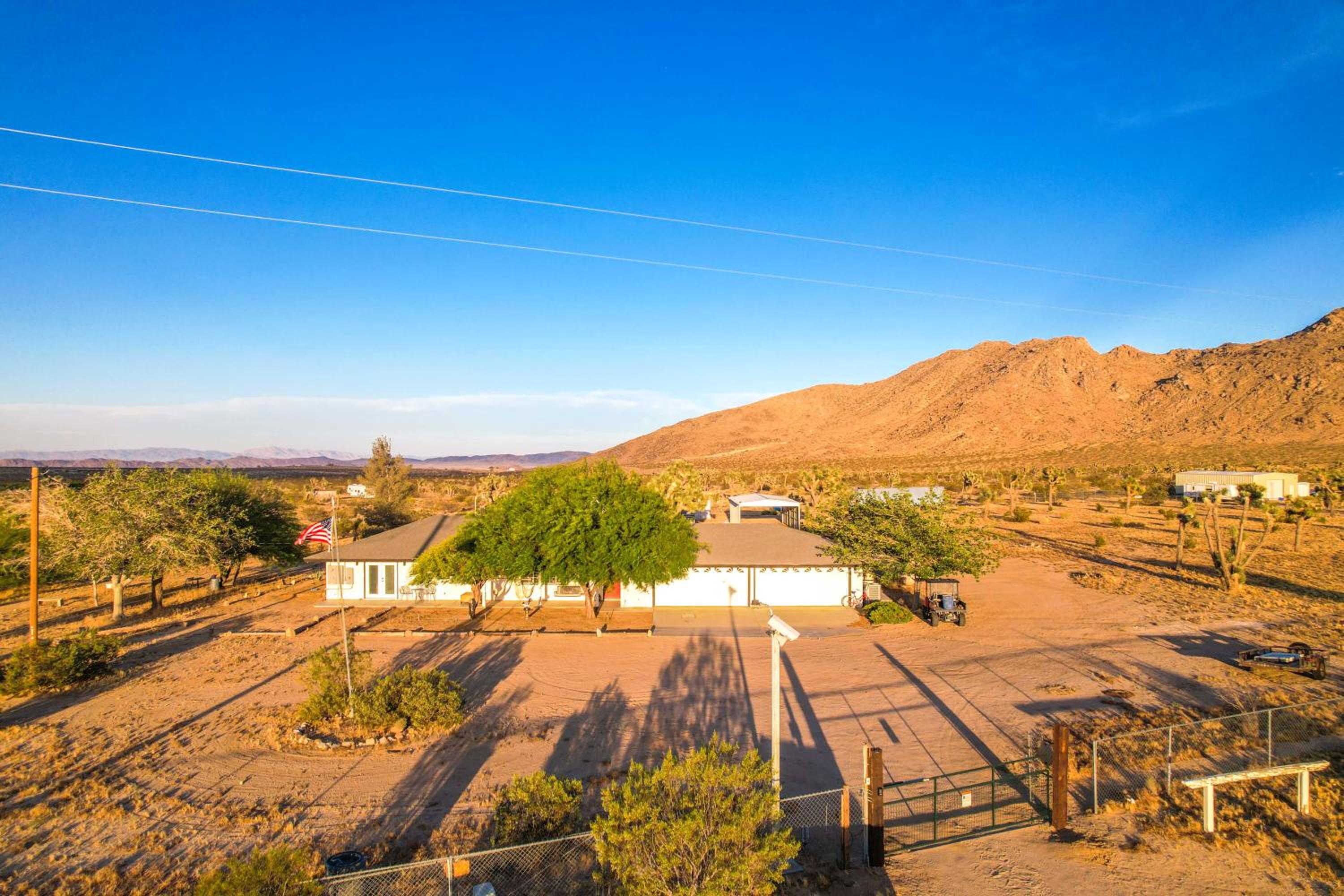 Joshua Tree Villa with Pool & Hot Tub - 20 Acres, Game Room, Near National Park